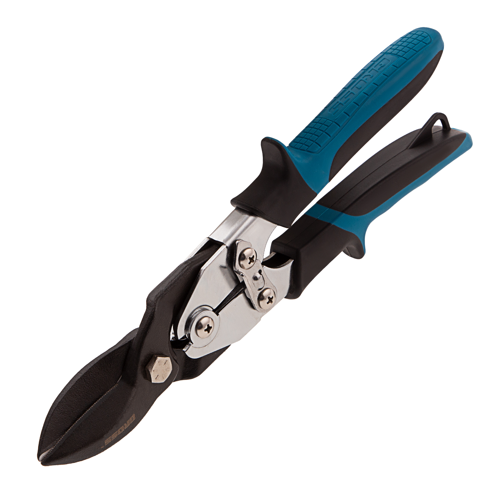 Ножницы по металлуPIRANHAусиленные,255 мм,прямой рез,сталь-СrMo,двухкомпонентные рукоятки