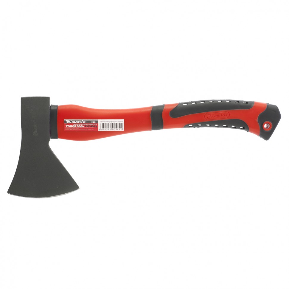 Топор, 600 г, фибергласовое топорище