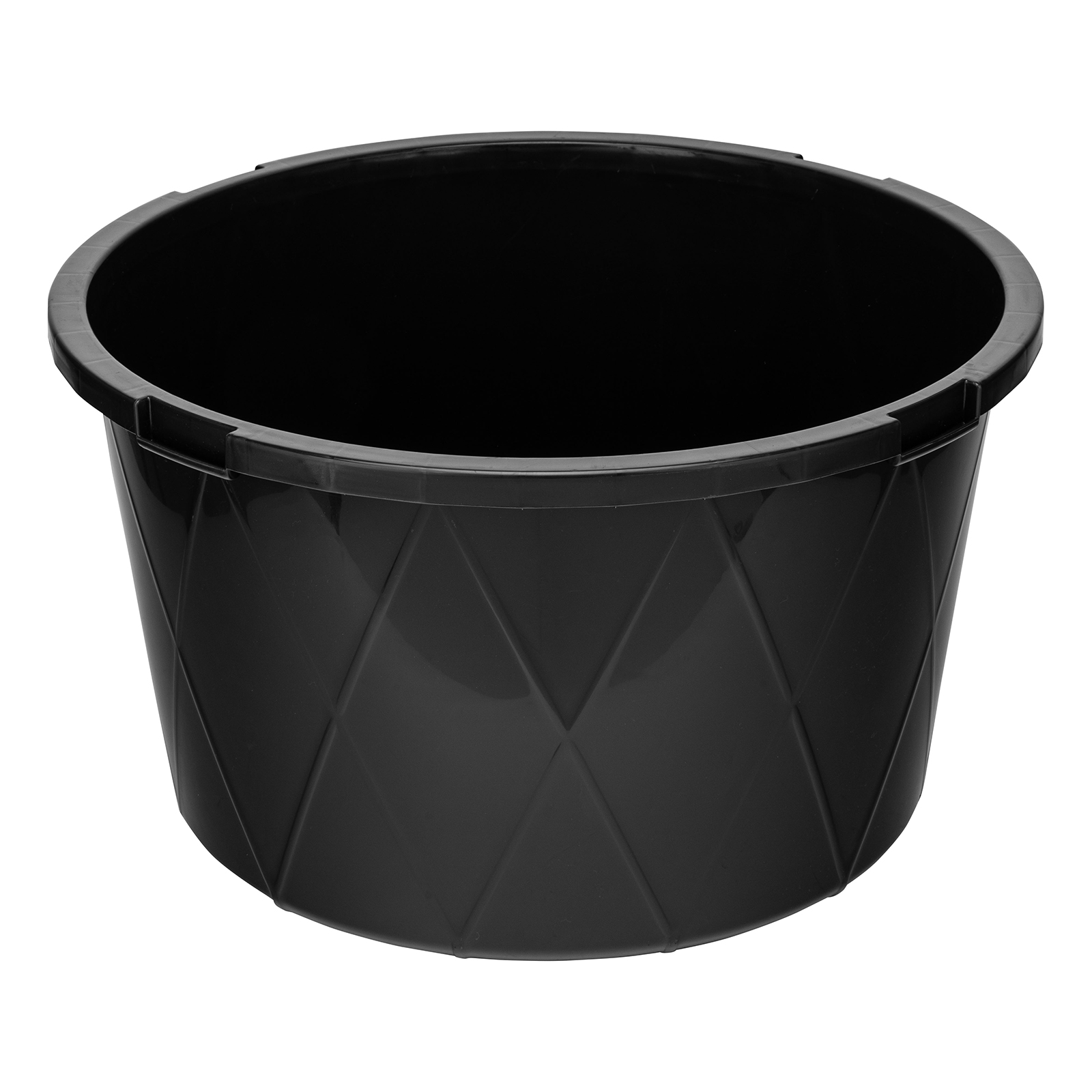 Таз строительный круглый универсальный, 120л, ударопрочный, с ребрами жесткости