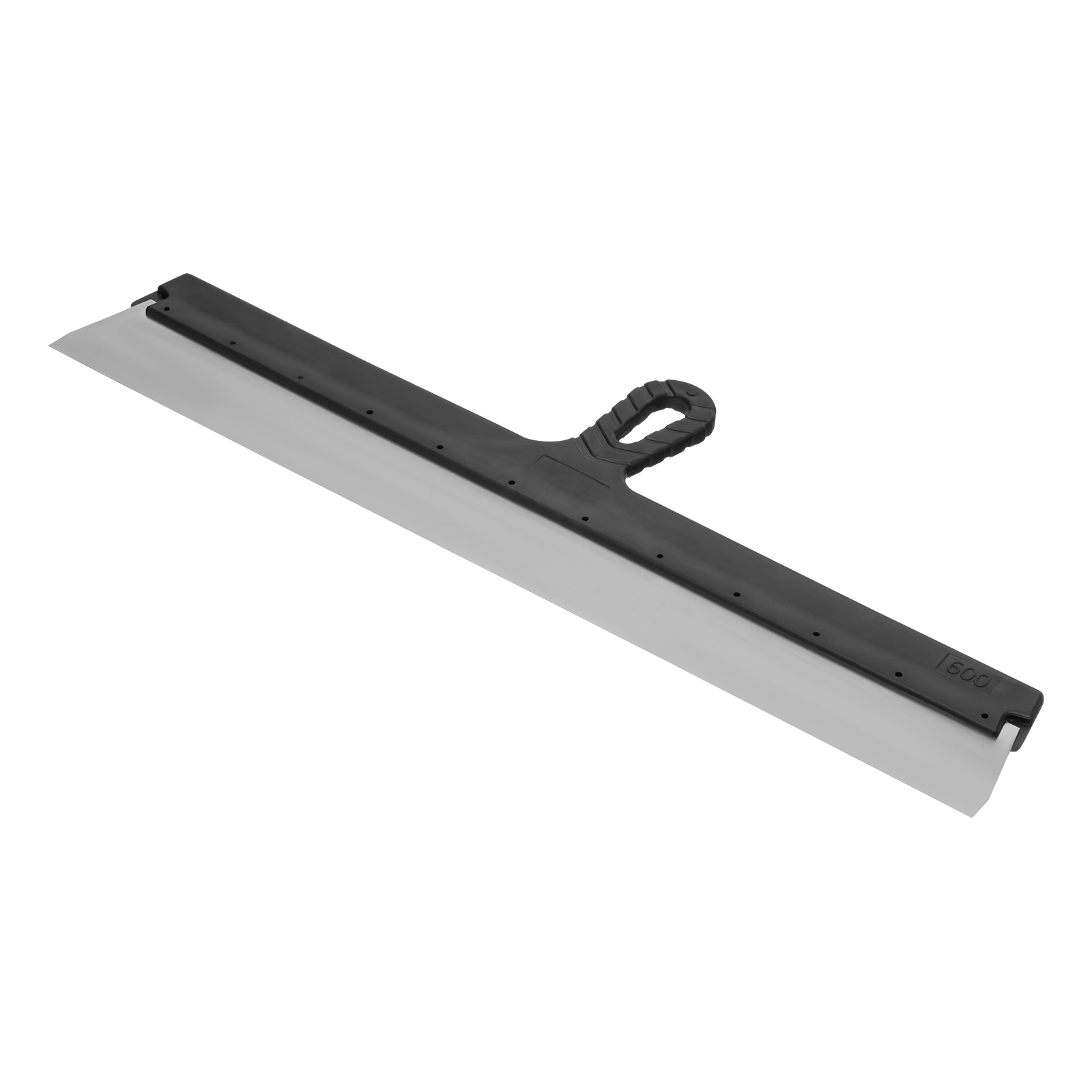 Шпатель фасадный из нержавеющей стали, 600 мм, пластмассовая ручка