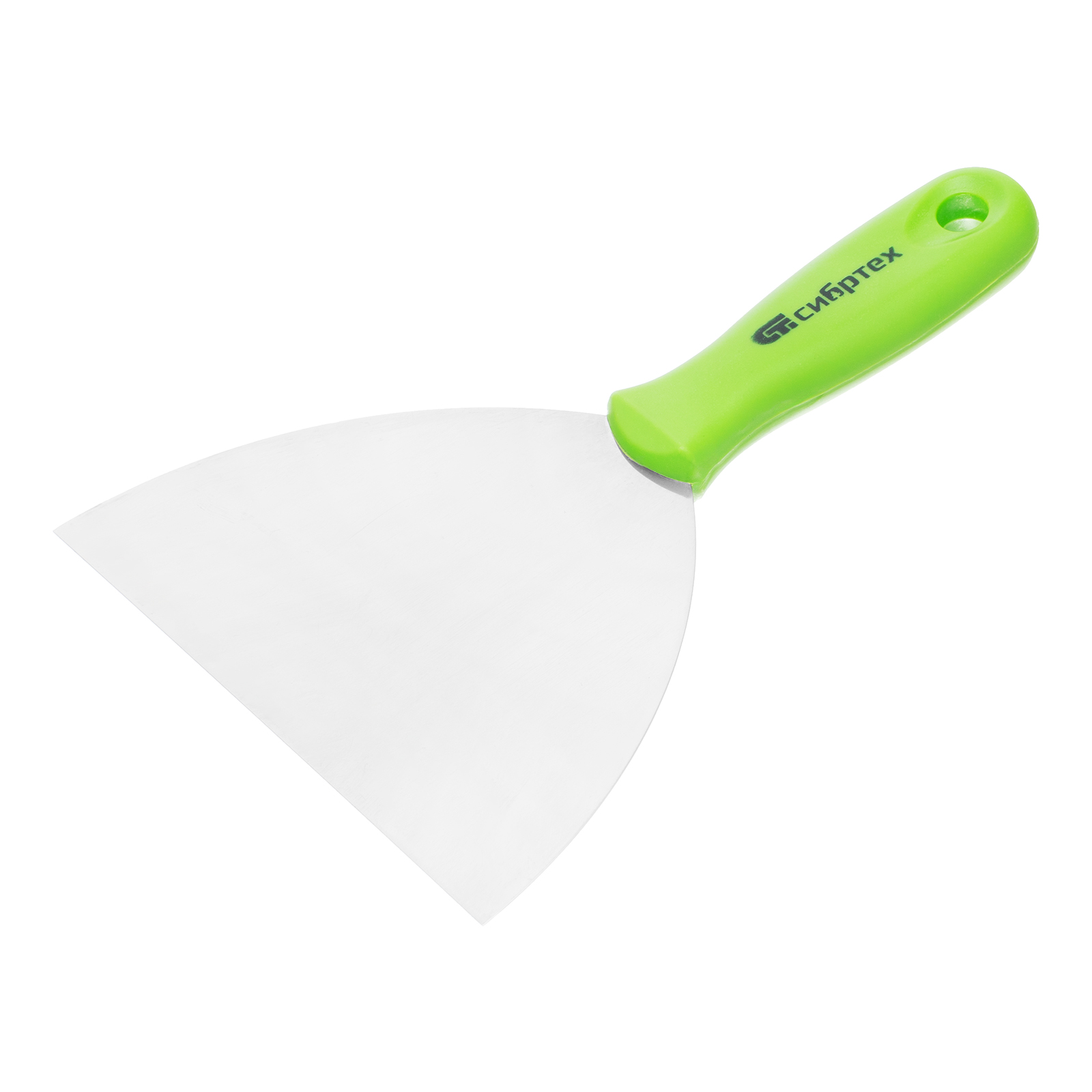 Шпательная лопатка из нержавеющей стали, 150 мм, пластмассовая ручка