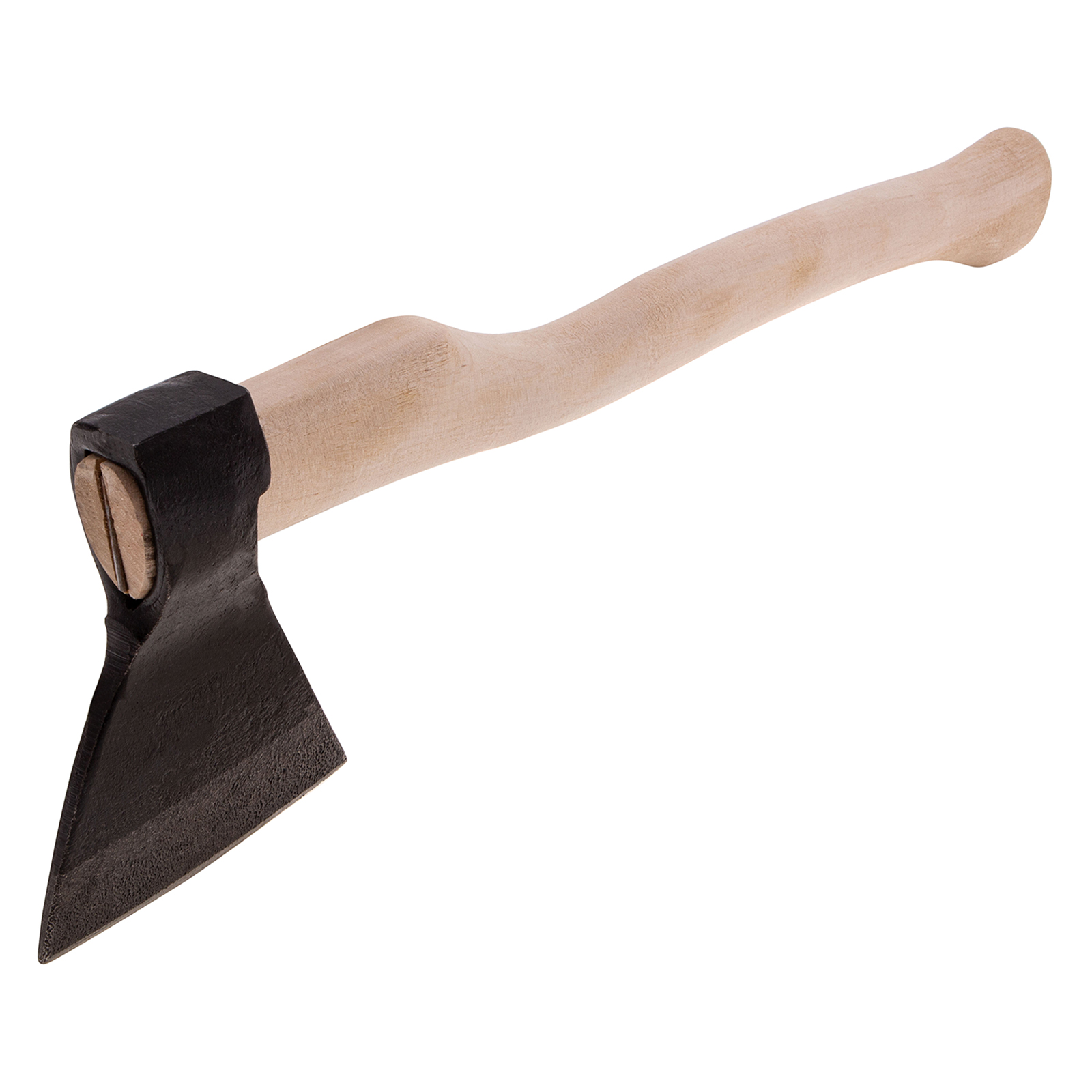 Топор кованный, в сборе, 890/1200 г, деревянное топорище, 500 мм, АО, (Ижевск)