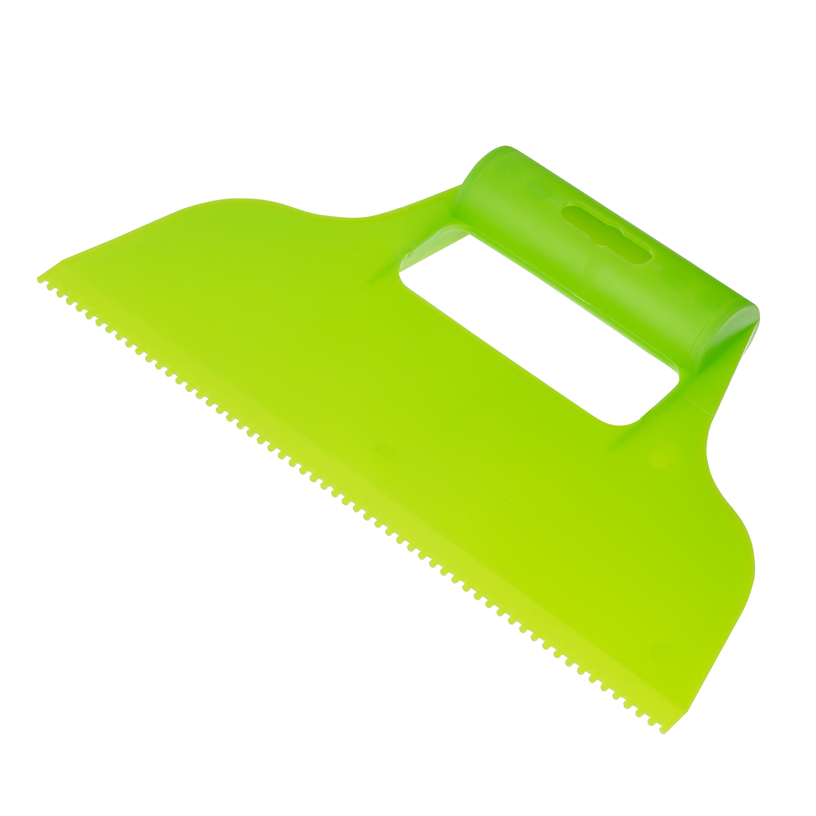 Шпатель для клея, пластмассовый, зубчатый 2х2 мм