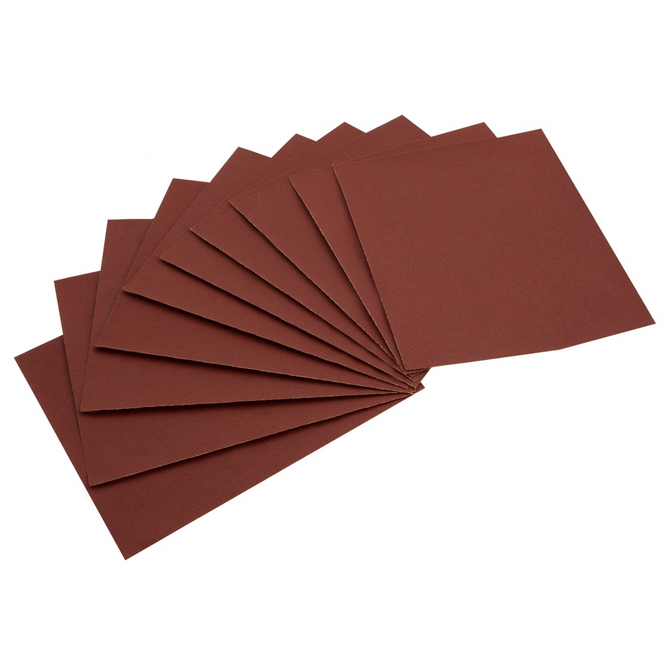 Шлифлист на бумажной основе, P 100, 230 х 280 мм, 10 шт., водостойкий