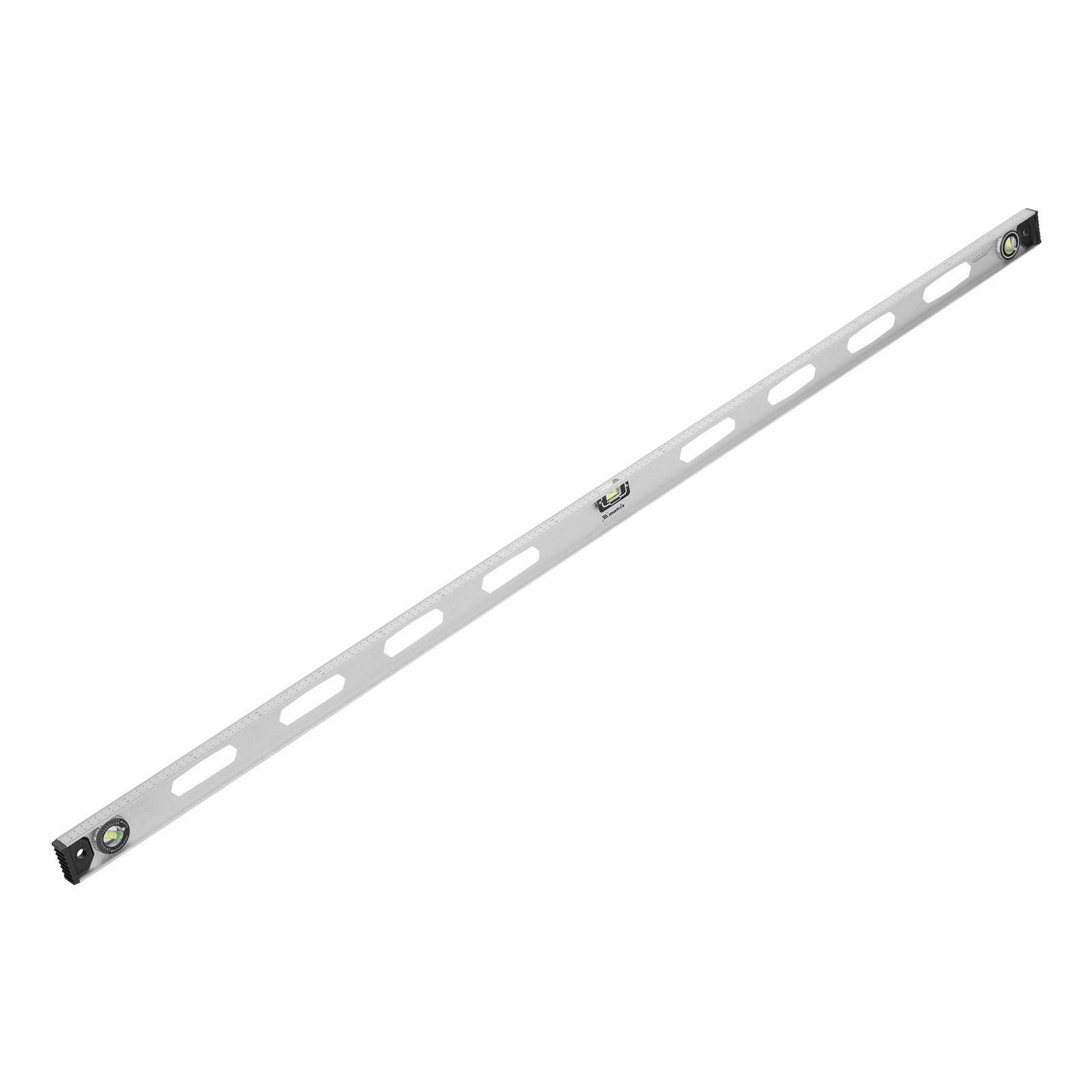 Уровень алюминиевый 'Рельс', 1800 мм, 3 глазка (1 поворотный)