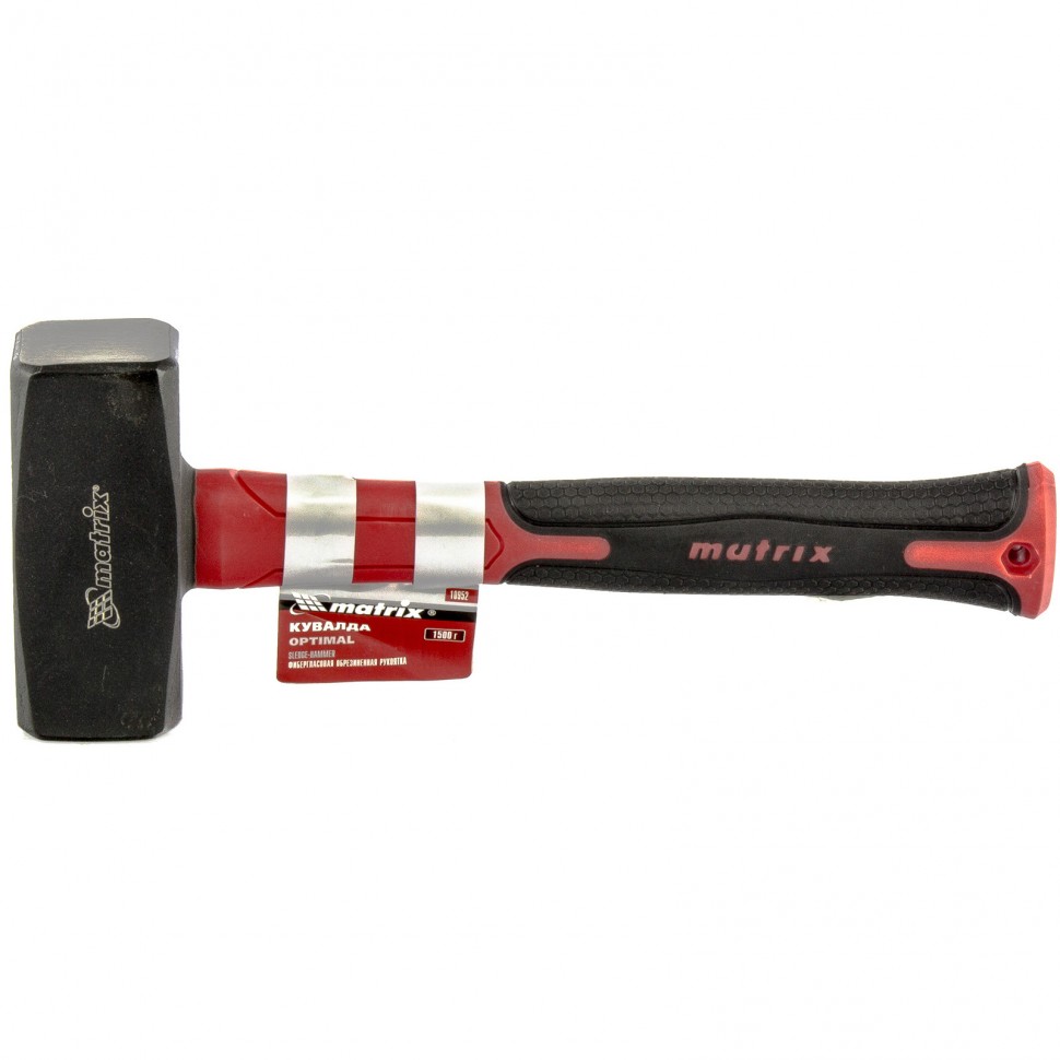 Кувалда''optimal'',1500 г,фибергласовая обрезиненная рукоятка