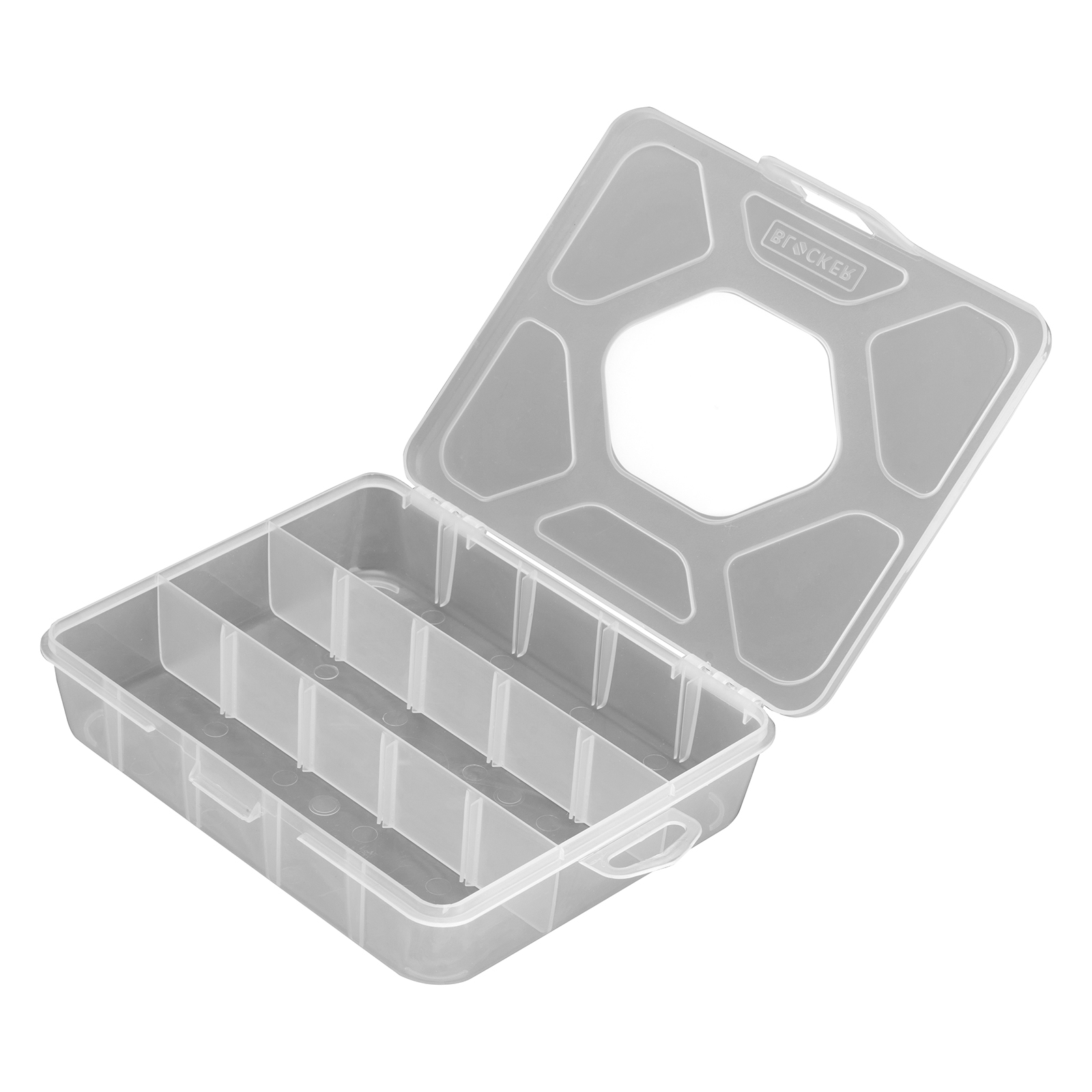 Органайзер универсальный малый 190х160х45 мм, прозрачный матовый