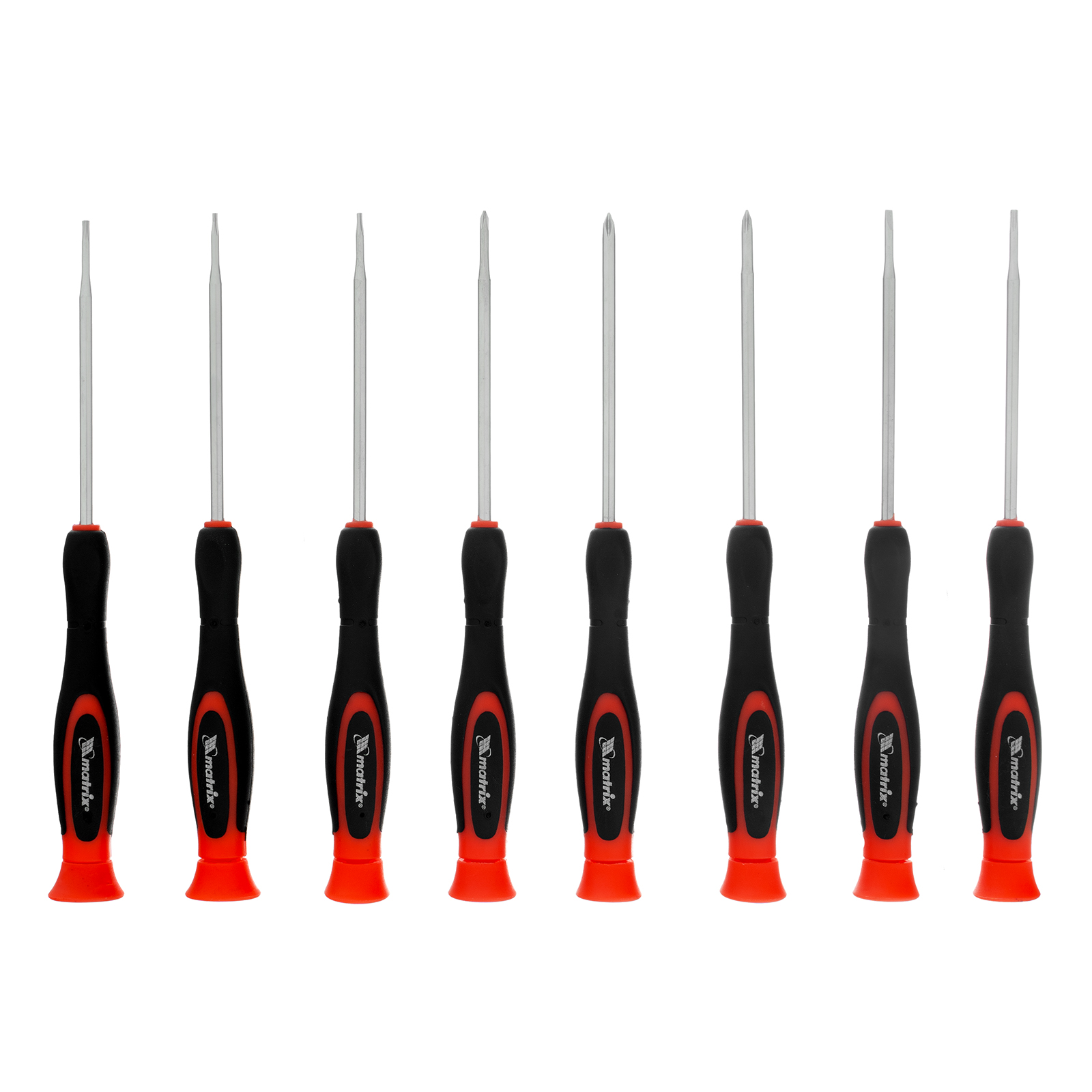 Набор отверток для точных работ с мобил. телефон., 8 шт., PH + SL+ Torx, Crv, 3к рукоятка