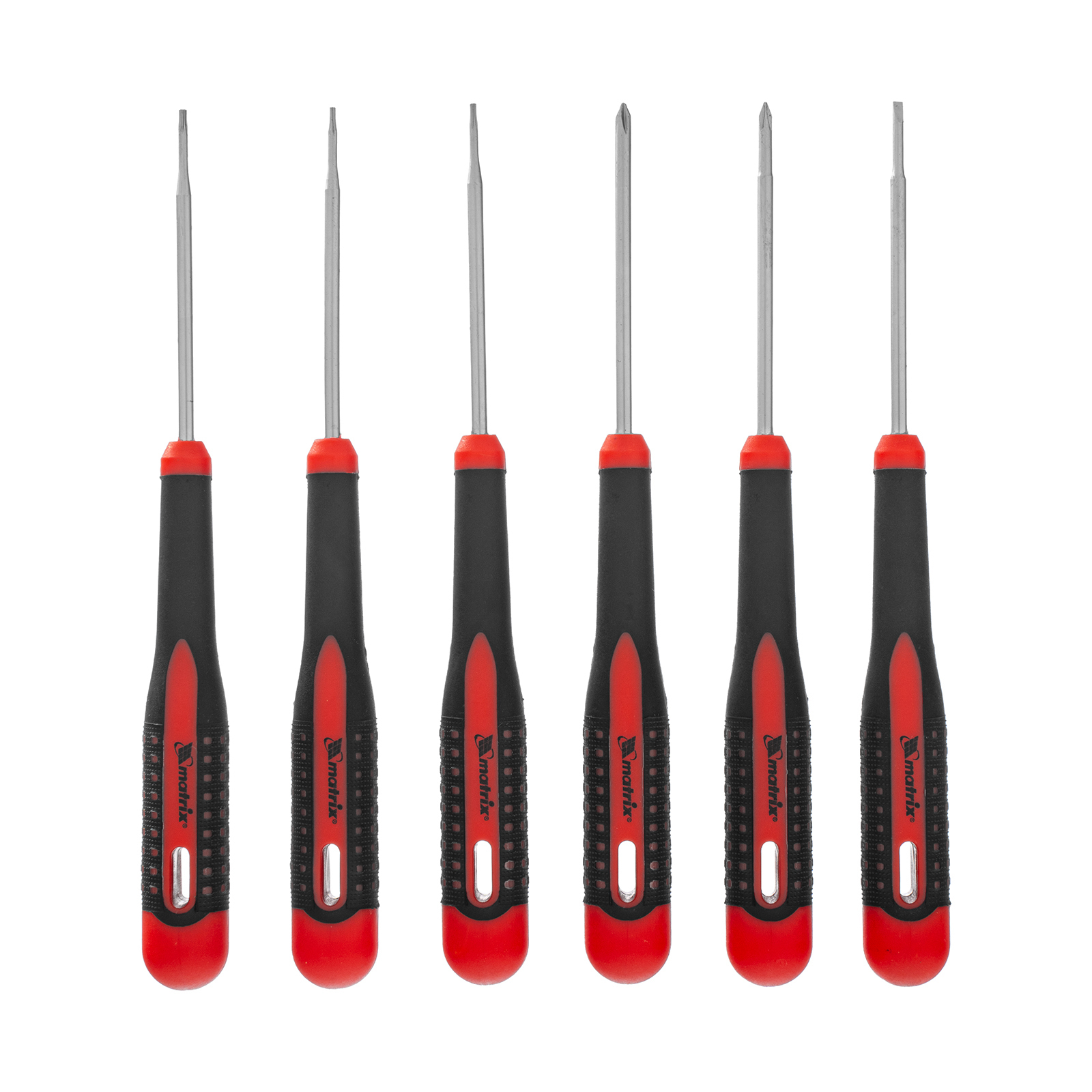 Набор отверток для точных работ Fusion, 6 шт., PH + SL + Torx, S2, 2к рукоятка