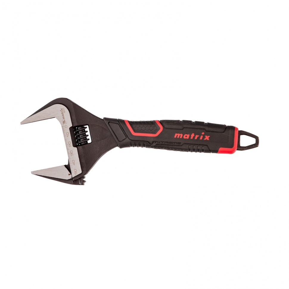 Ключ разводной, тонкие губки, фосфатированный, 2-х комп рукоятка, 250 мм, CrV, PRO