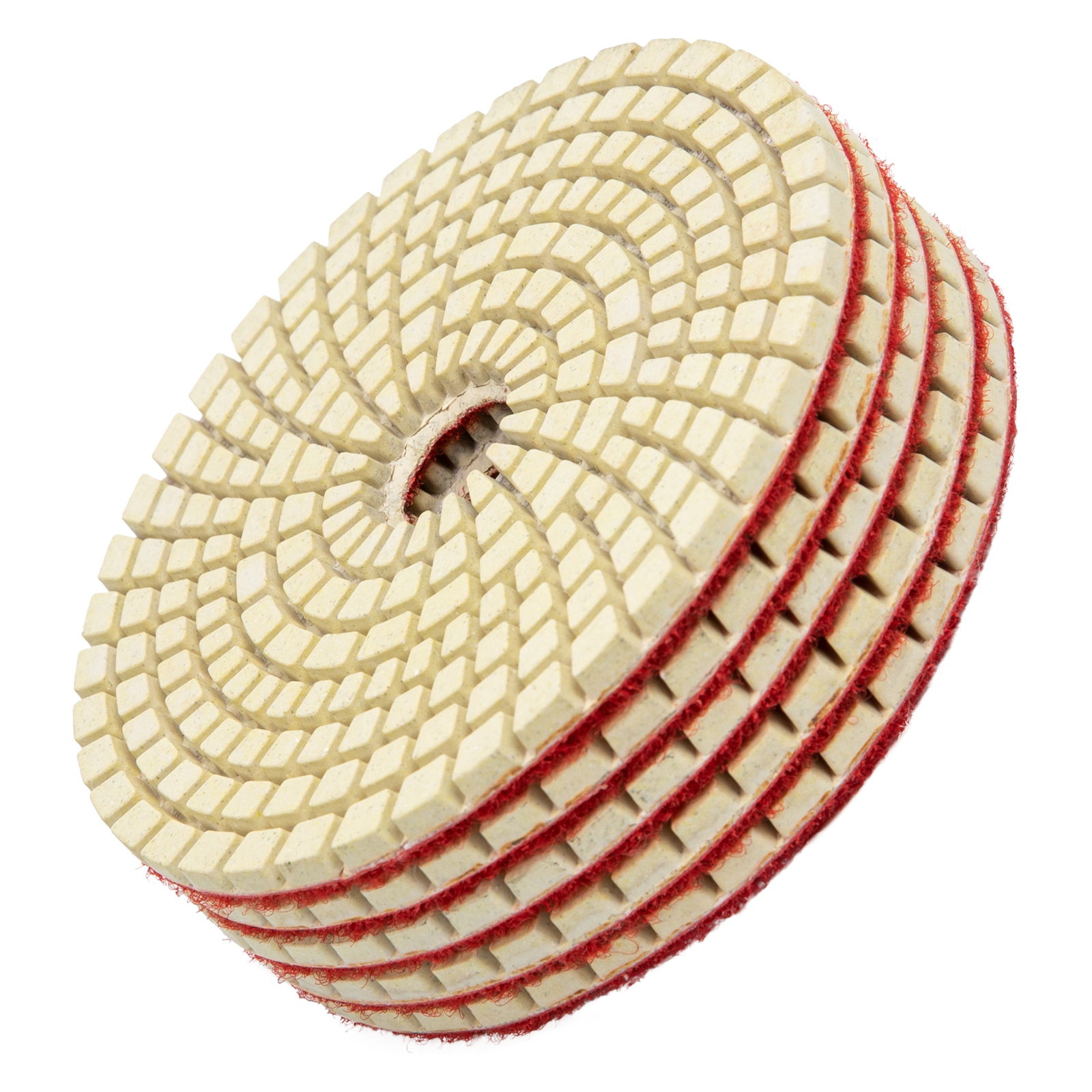 Алмазный гибкий шлифовальный круг, 100 мм, P 100, мокрое шлифование, 5шт.