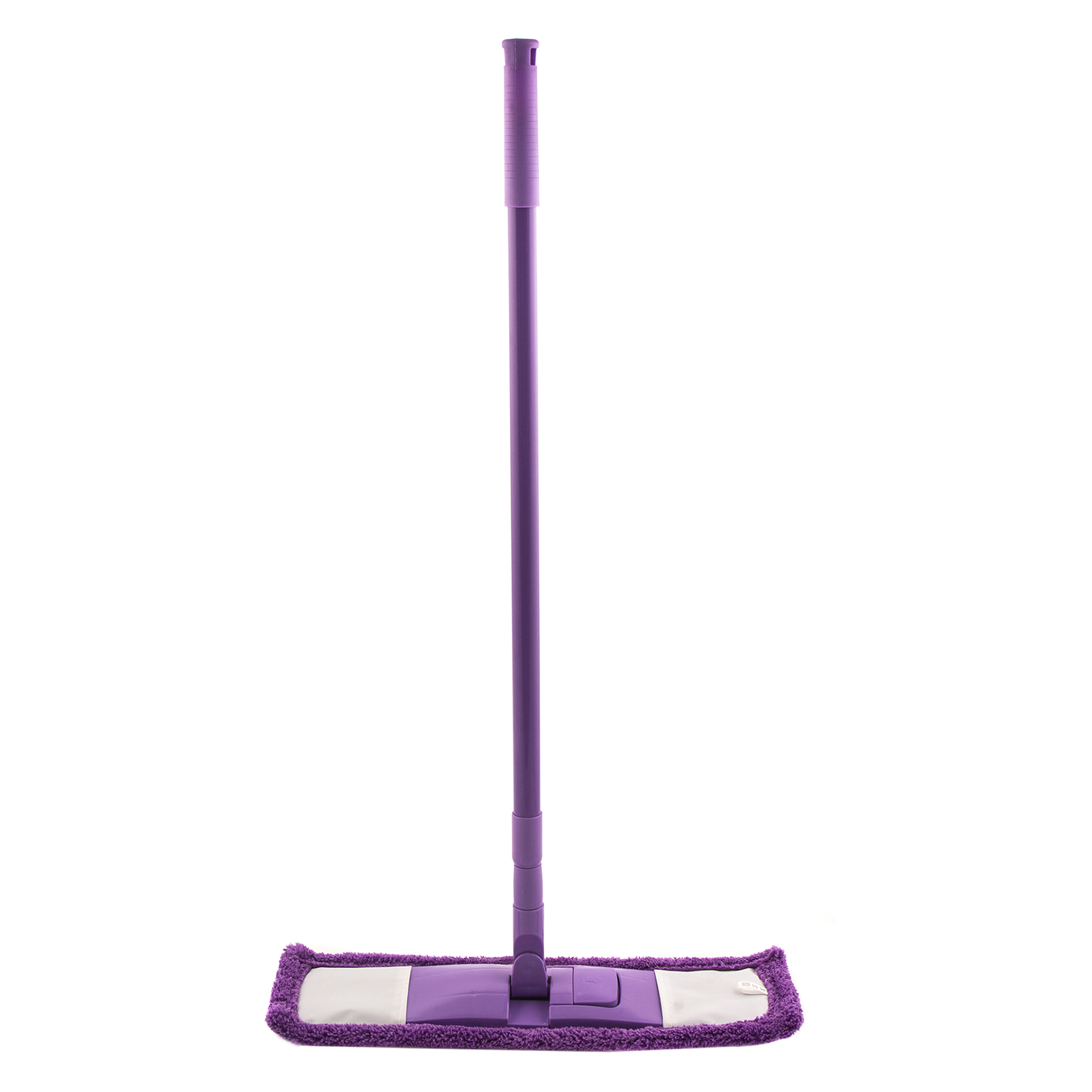 Швабра 120 см с пластиковой складной подошвой, насадка микрофиб, рукоятка телескоп., Light