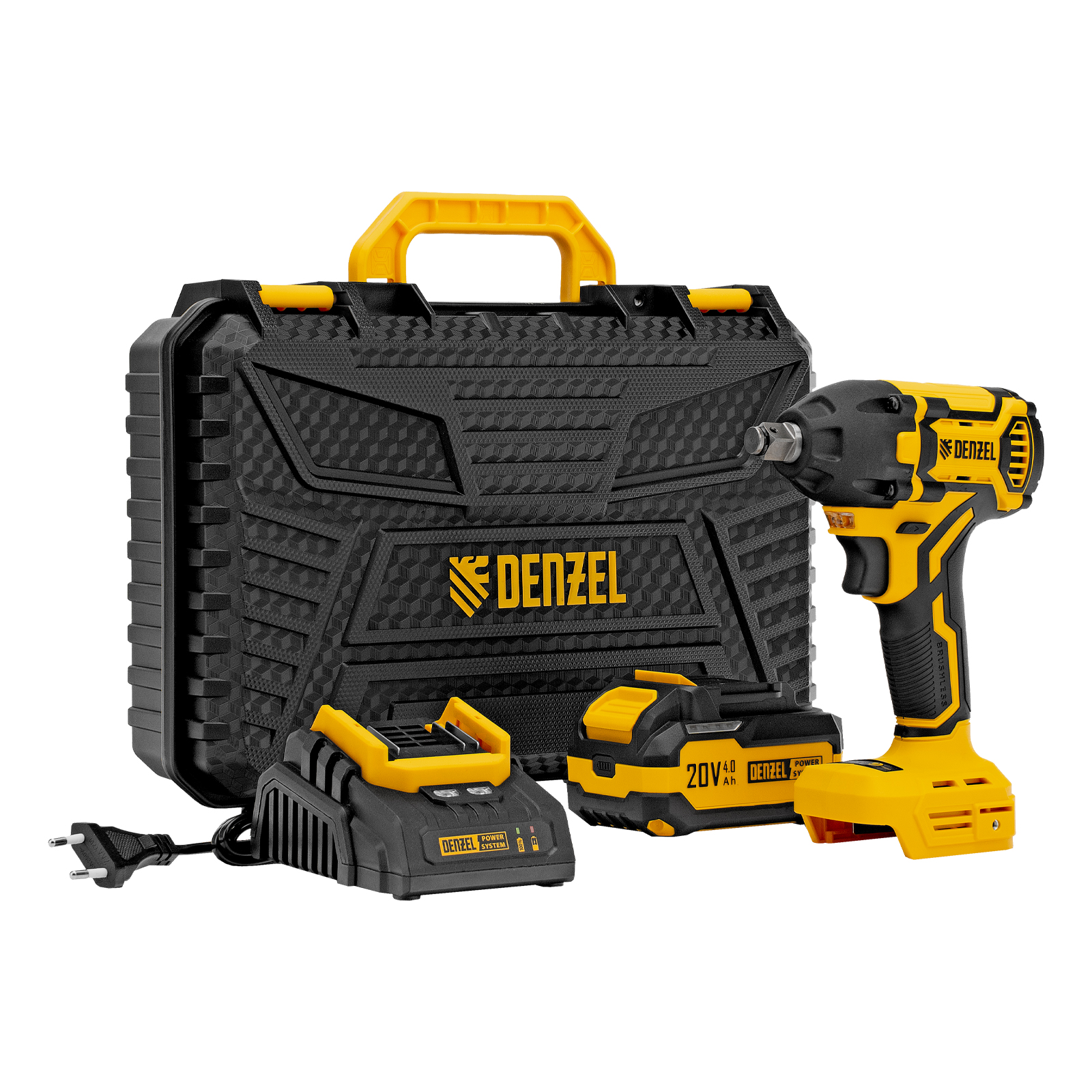 Гайковерт ударный аккумуляторный бесщет. CIWH-BL-20-350, Li-Ion, 20 В