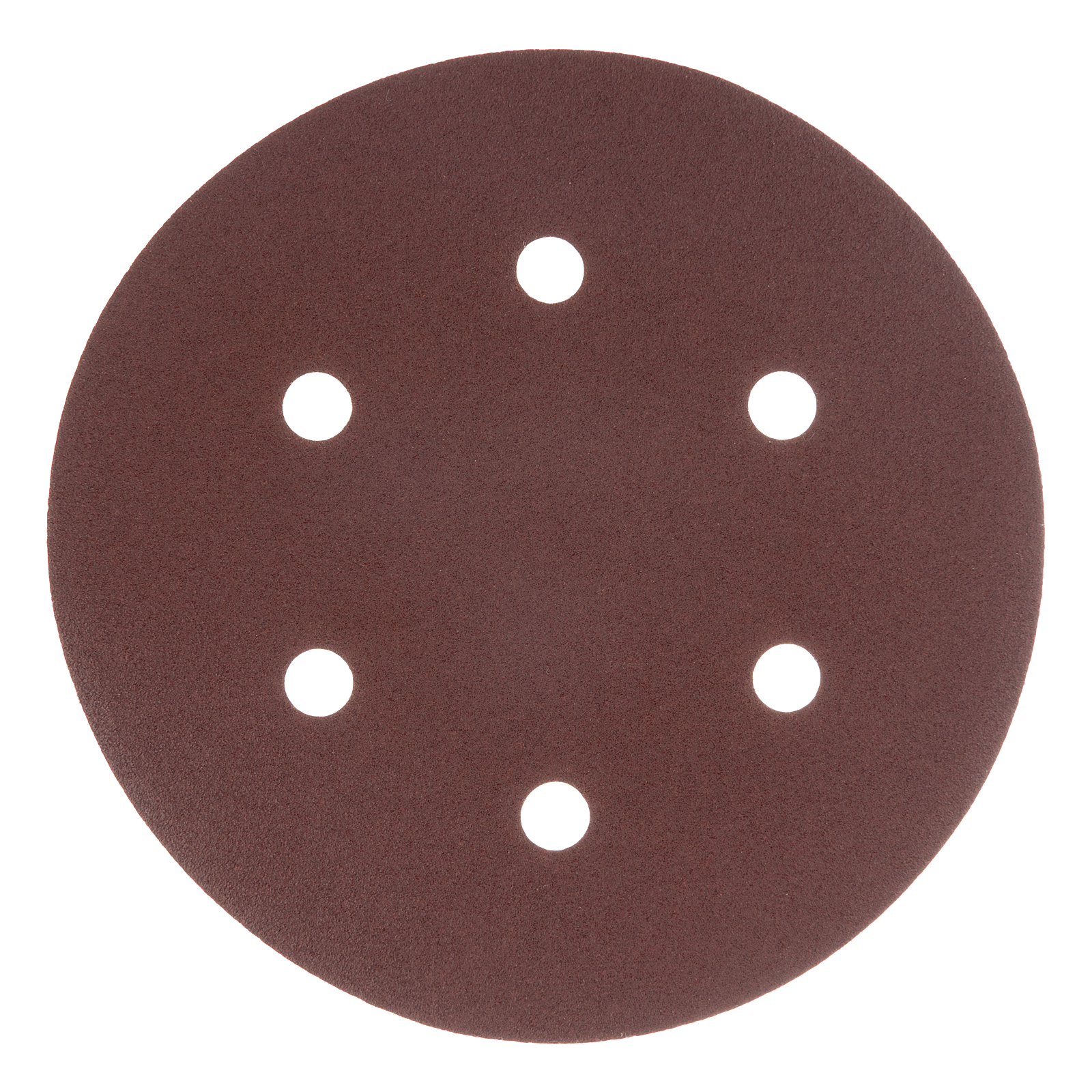 Круг абразивный на ворсовой подложке под 'липучку', перфорированный, P 100, 150 мм, 5 шт.
