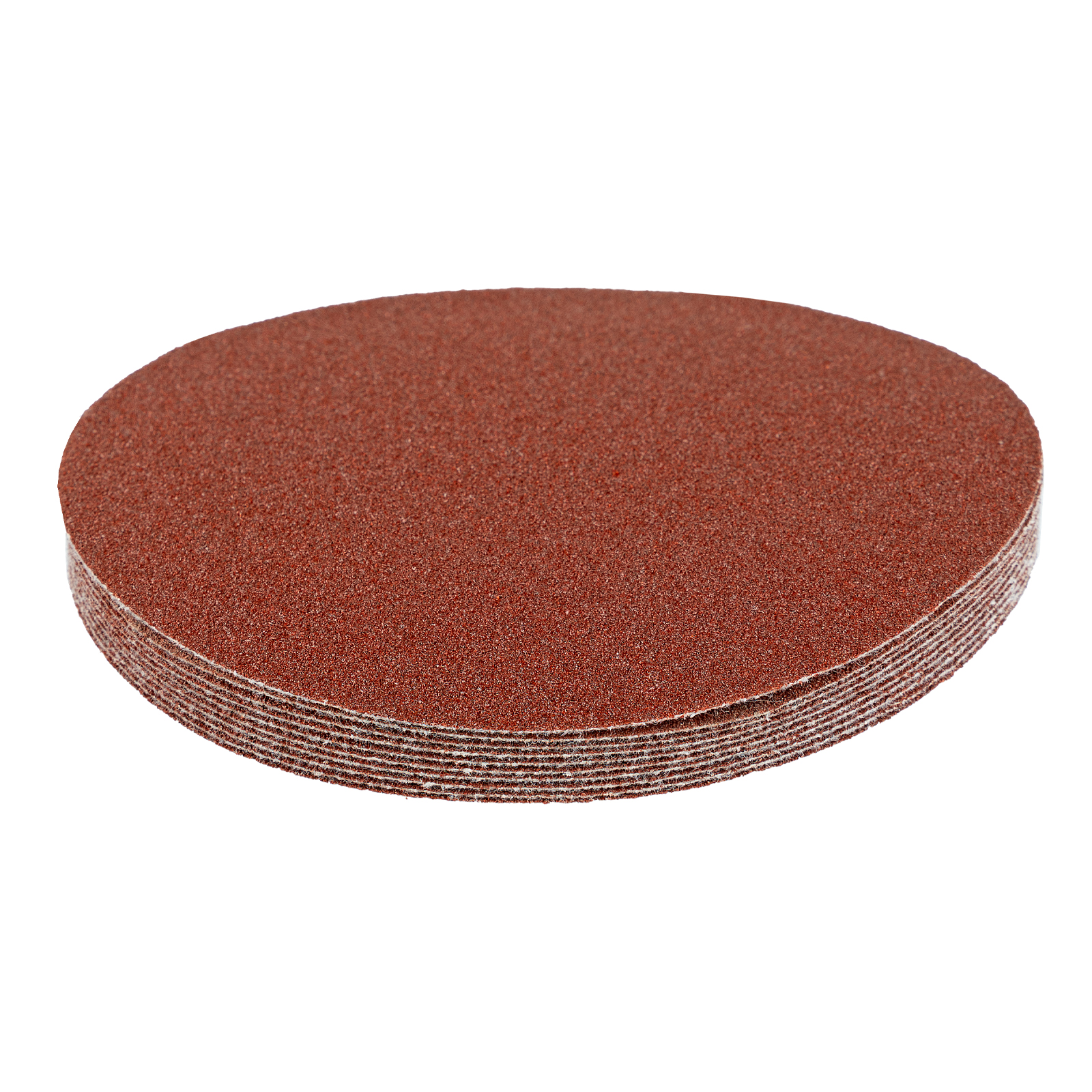 Круг абразивный на ворсовой подложке под 'липучку', P 80, 115 мм, 10 шт.
