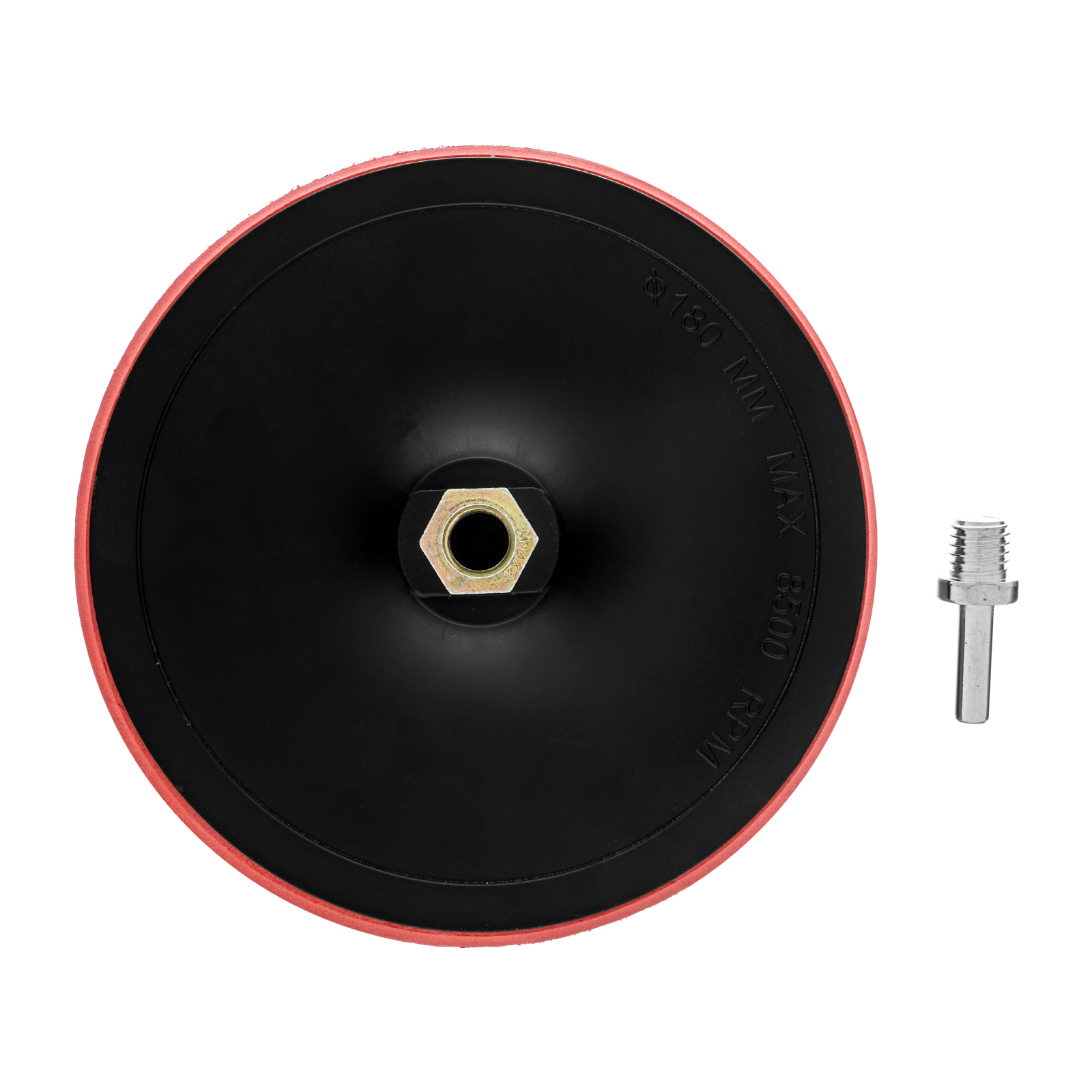 Насадка для дрели и УШМ с липучкой, 180 мм