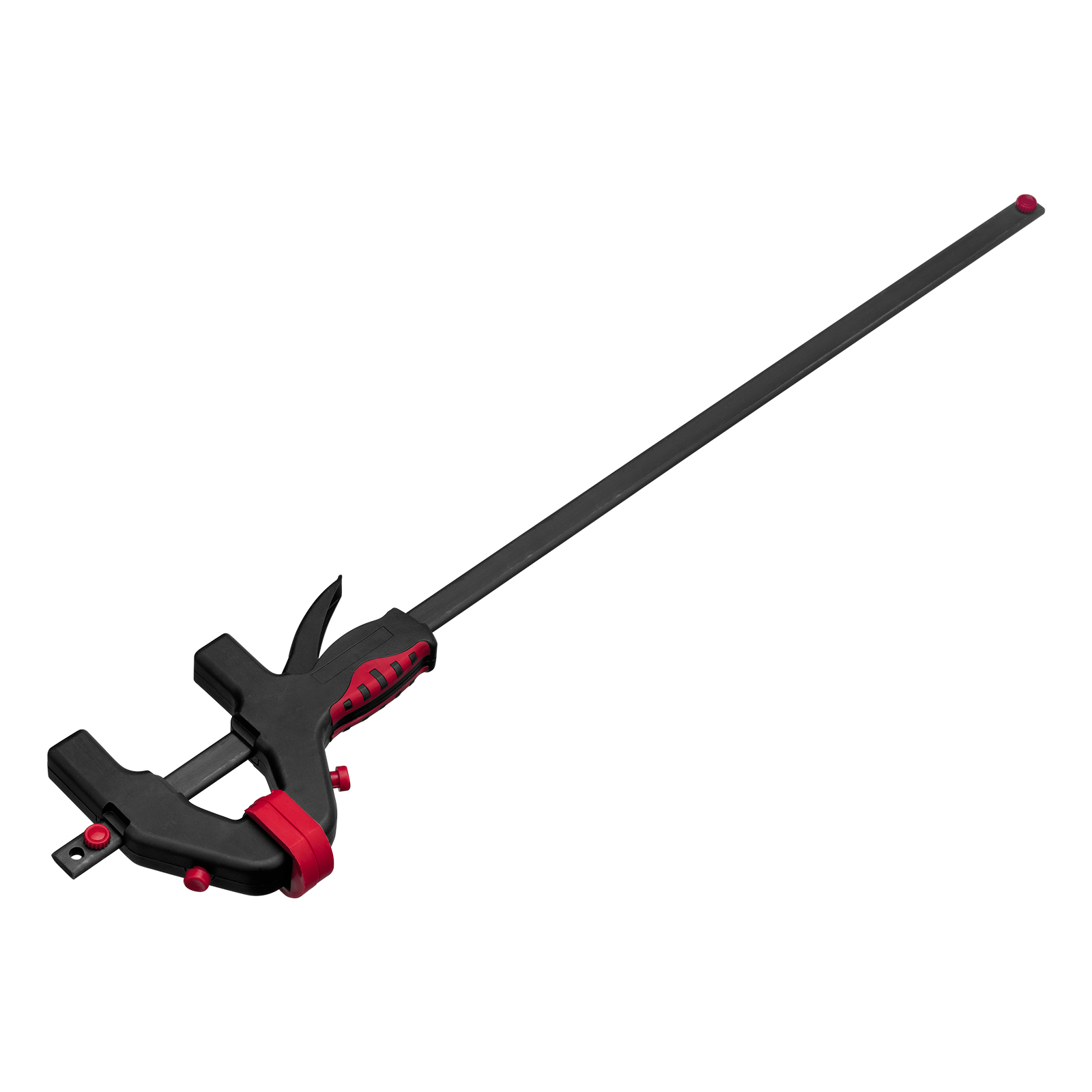 Струбцина универсальная, быстрозажимная, F-образная, 760 х 1065 х 90 мм, пластиковый корпус