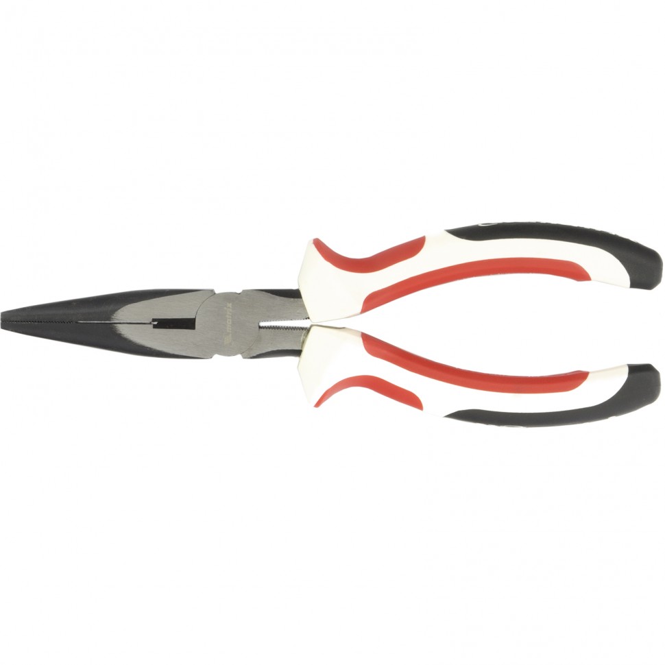 Длинногубцы Premium, 180 мм, прямые, трехкомпонентные рукоятки