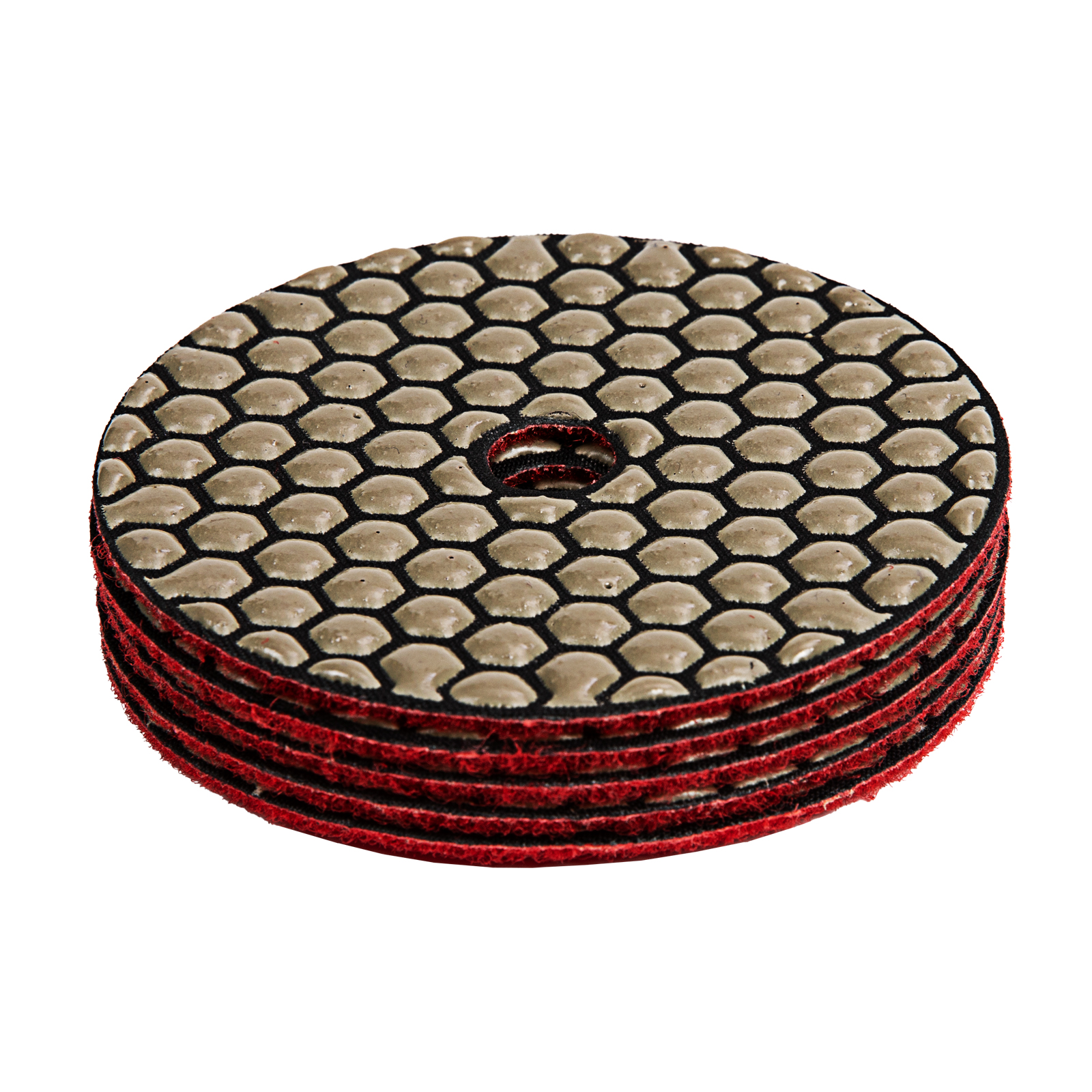 Алмазный гибкий шлифовальный круг, 100 мм, P 800, сухое шлифование, 5шт.