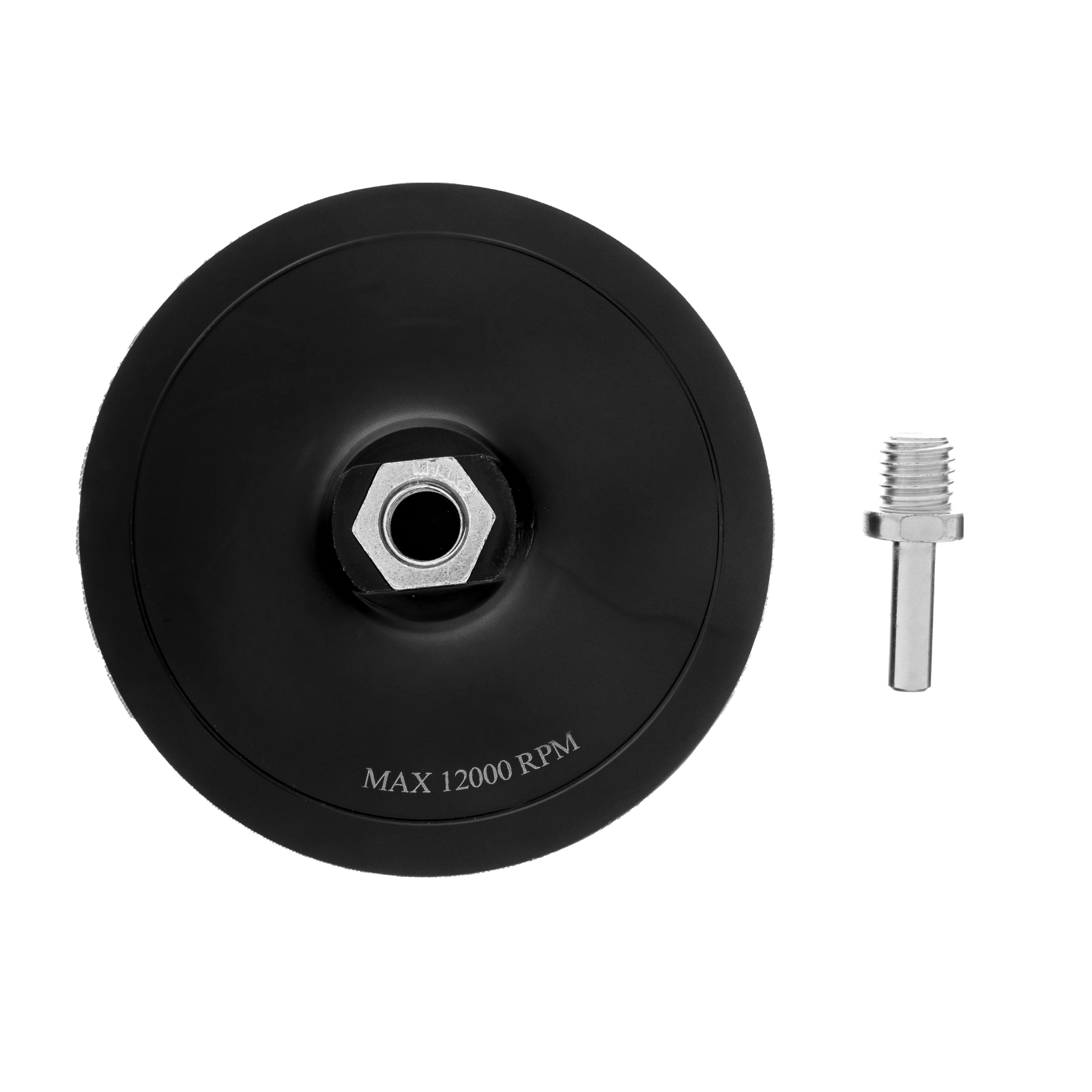 Насадка для дрели и УШМ с липучкой, 125 мм, усиленная из TPU