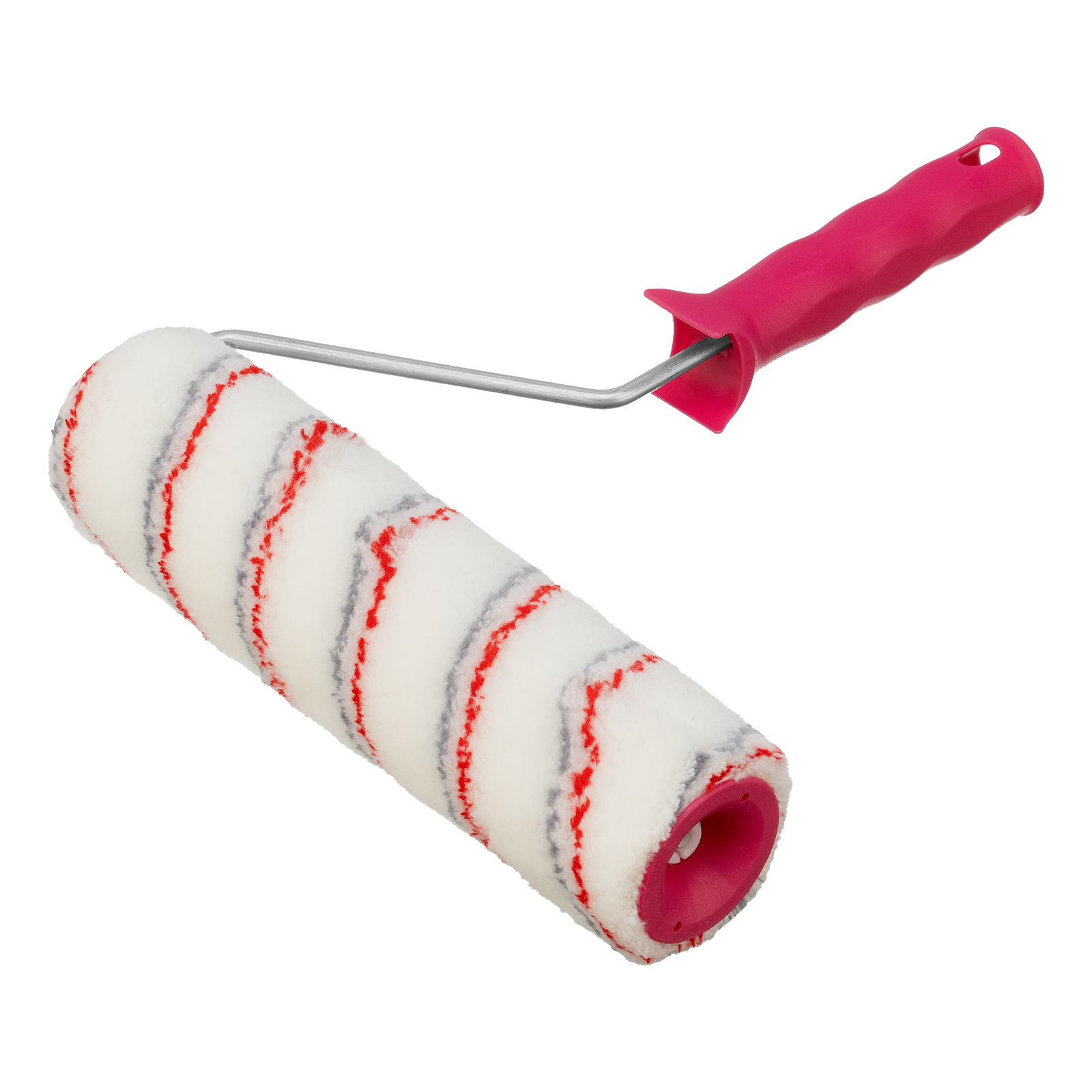 Валик в сборе НЕЙЛОН, 250 мм, ворс 12 мм, D 48 мм, D ручки 6 мм