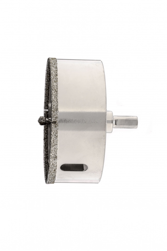 Сверло алмазное по керамограниту, 110 х 67 мм, 3-гранный хвостовик