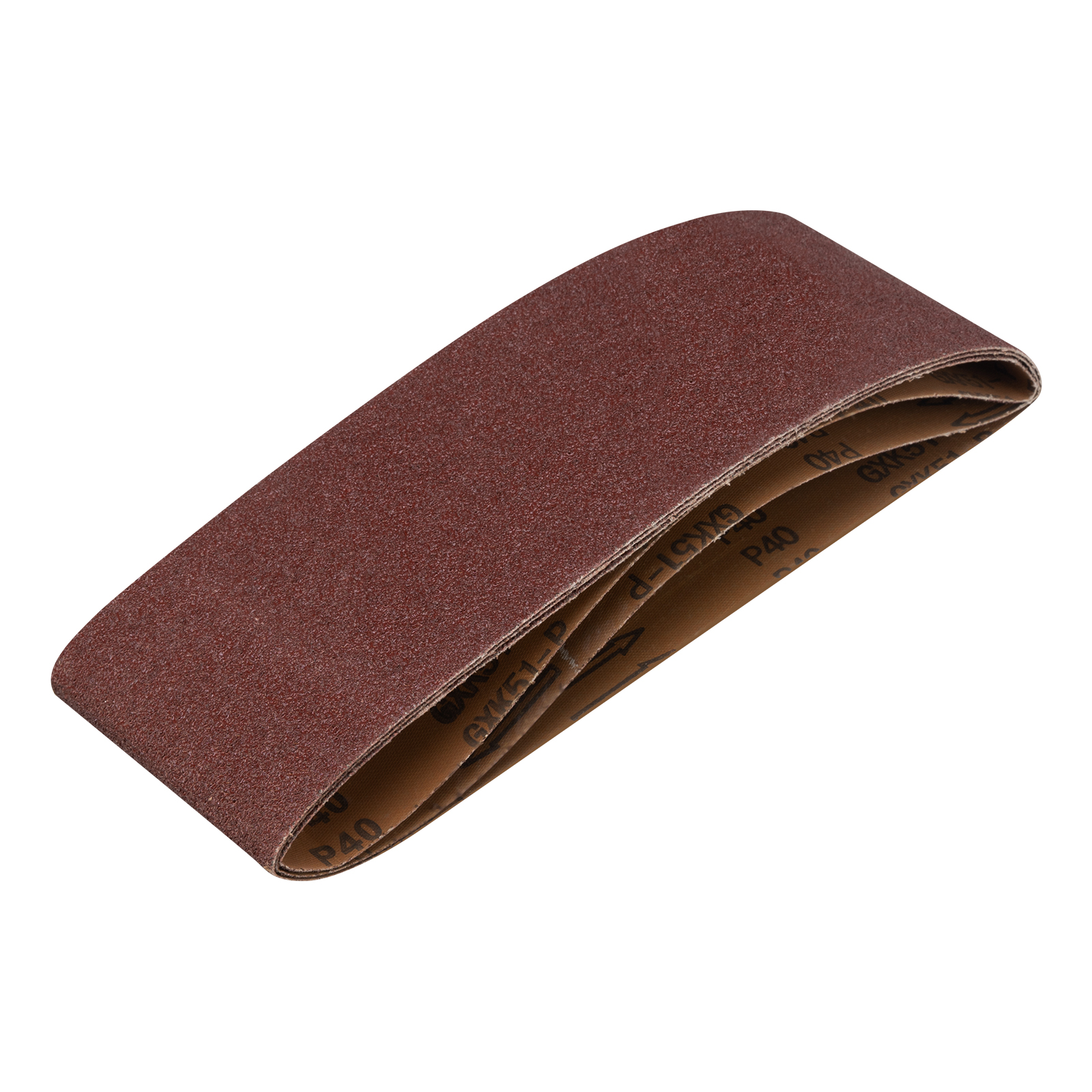 Лента абразивная бесконечная, P 40, 100 х 610 мм, 3 шт.