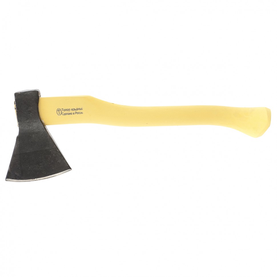 Топор-колун кованный, в сборе, 1350/1600 г, деревянное топорище, 500 мм, (Труд) г. Вача