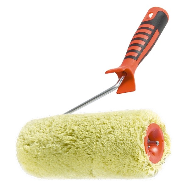 Валик в сборе ПОЛИАКРИЛ для фасад.раб. с двухкомп.руч., 250мм, ворс 18мм, D 48мм, D руч.6мм