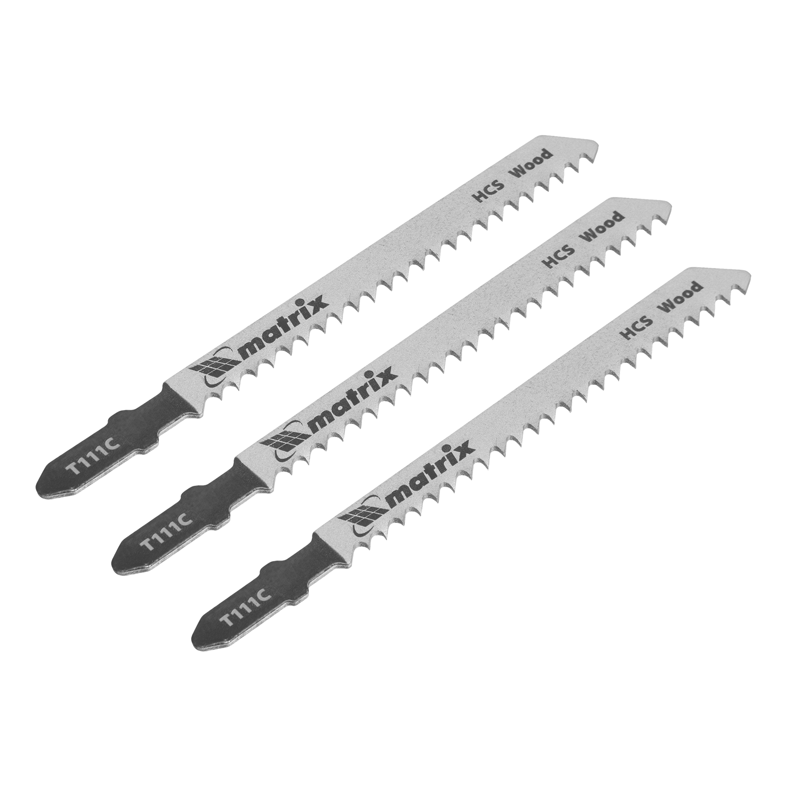 Полотна для электролобзика по дереву, 3 шт. T111C, 75 х 3мм, HCS