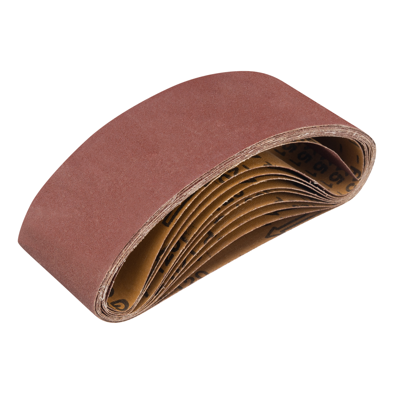 Лента абразивная бесконечная, P 120, 75 х 457 мм,10 шт.