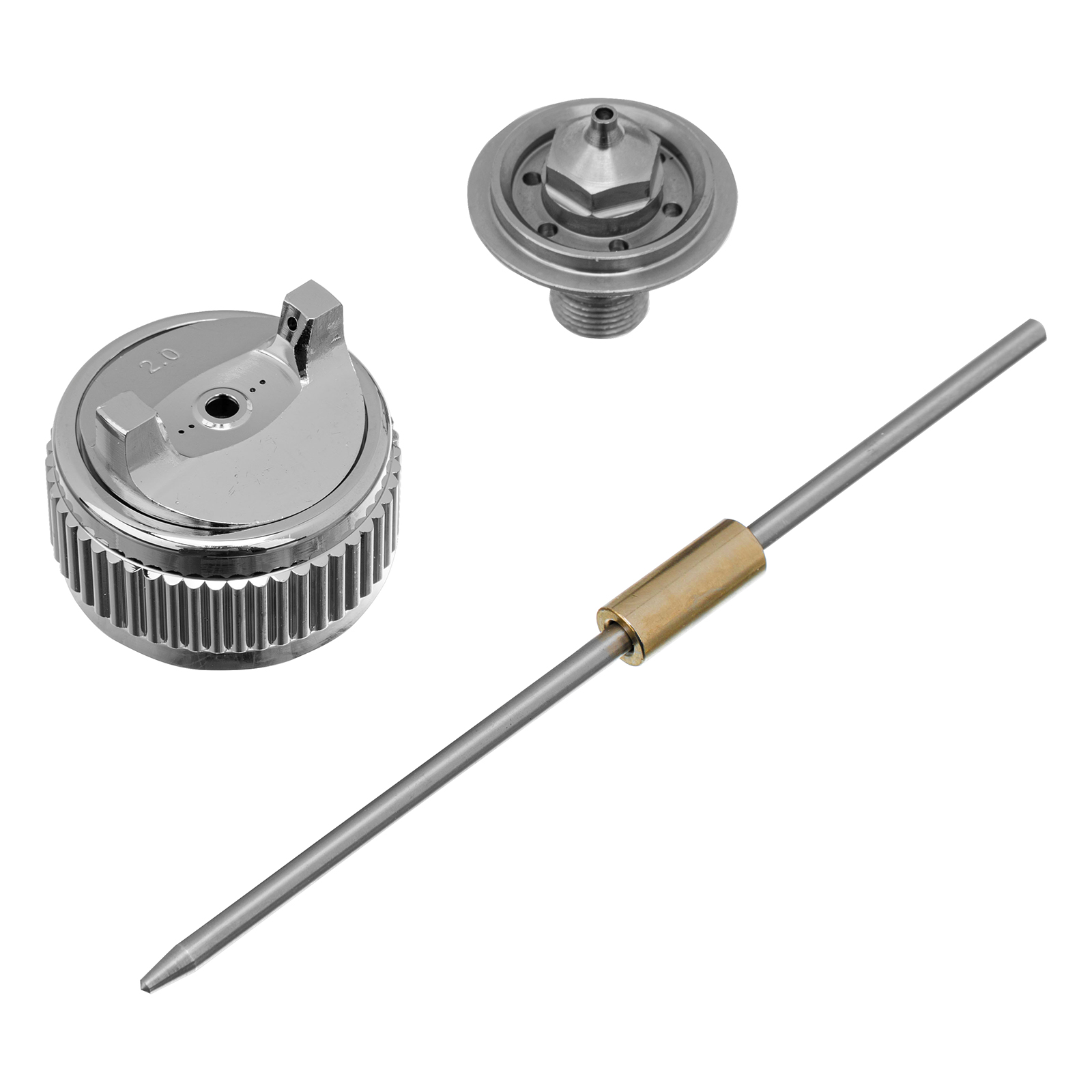 Комплект для краскораспылителя 57323 : сопло 2 мм, игла, форсунка