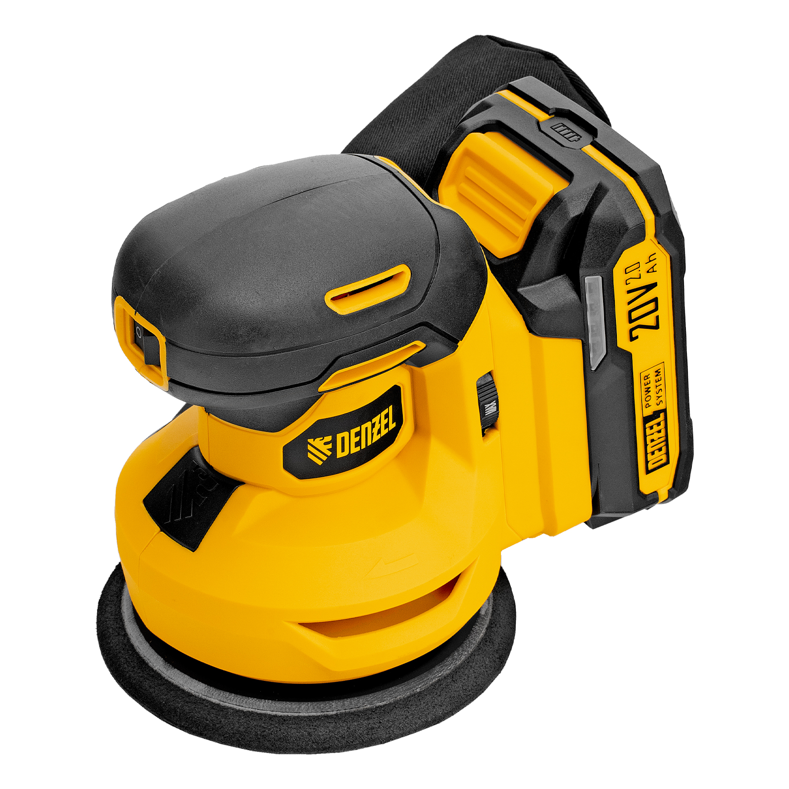 Машина шлифовальная эксцентриковая аккумуляторная CROSH-20-125, Li-Ion, 20 В