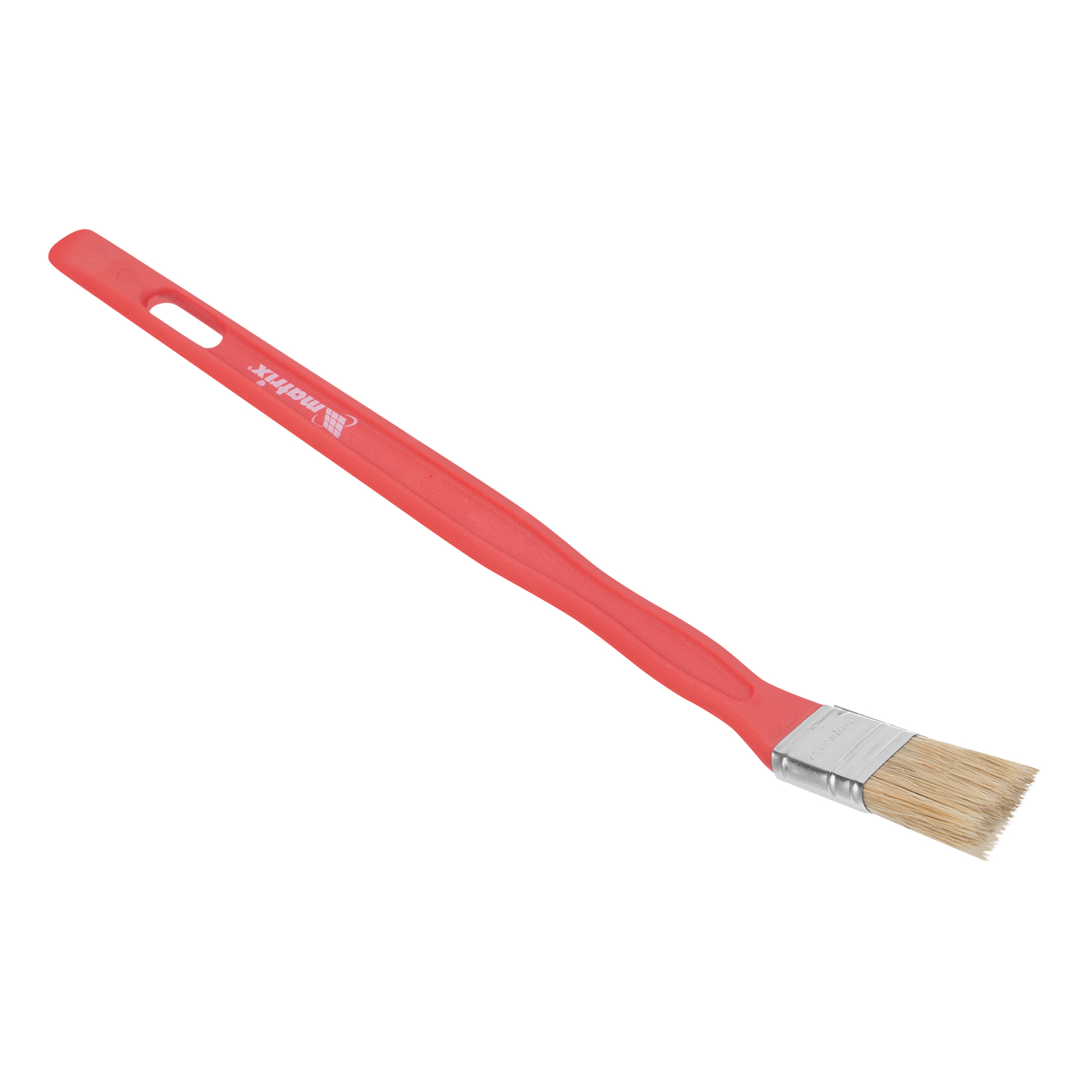 Кисть радиаторная для эмалей, 25х10 мм, натуральная щетина,  пластиковая рукоятка