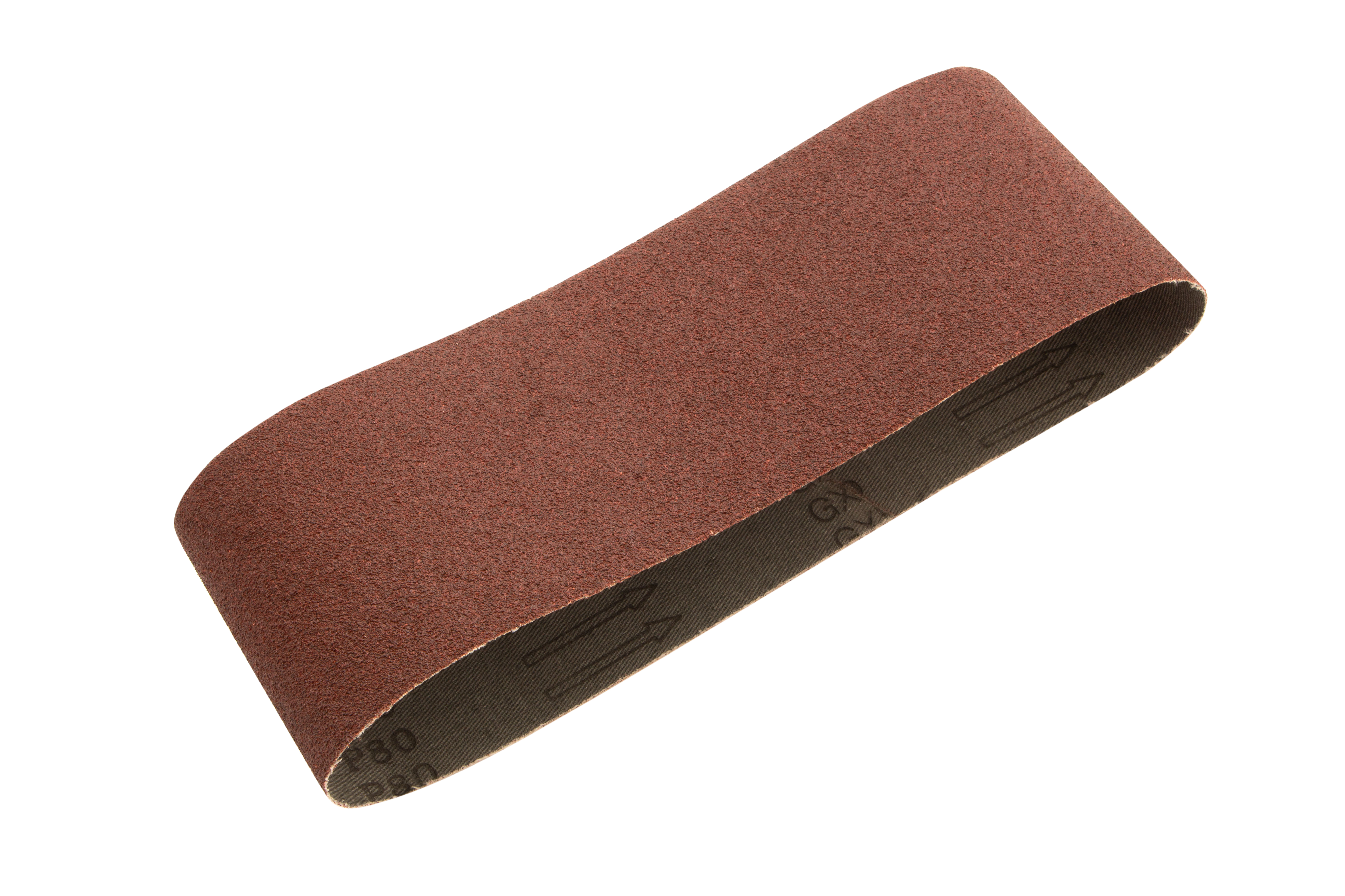 Лента абразивная бесконечная, P 80, 100 х 610 мм, 3 шт.