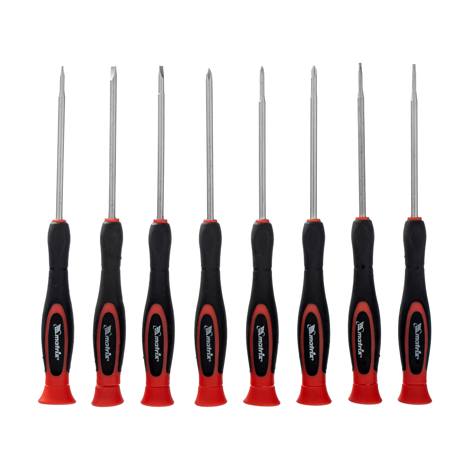 Набор отверток для точных работ универсальный, 8 шт., PH + SL + Torx, Crv, 3к рукоятка