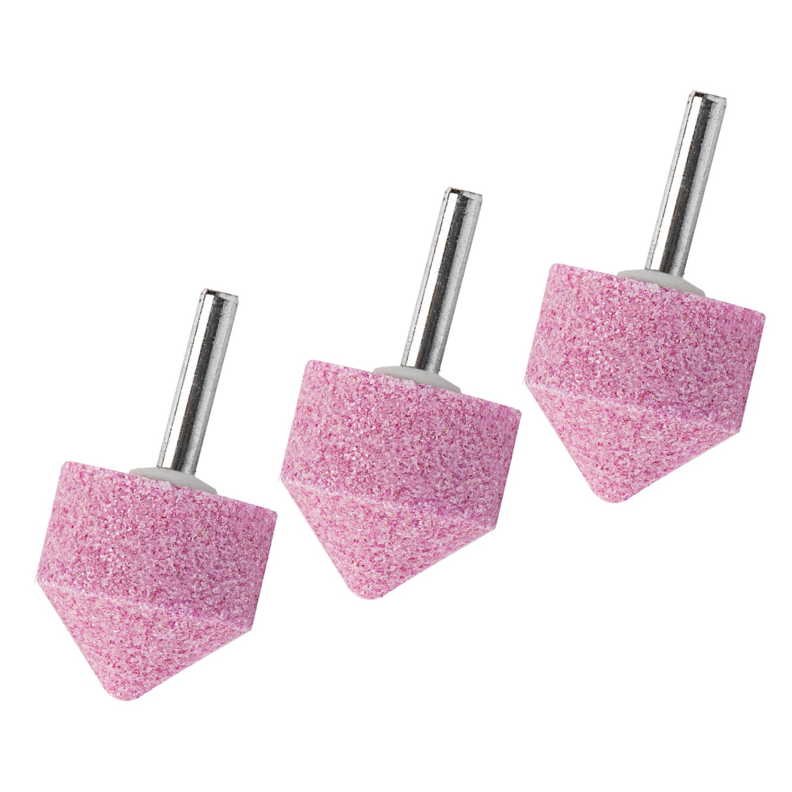 Шарошка абразивная, конус, 32 x 32 мм, хвостовик 6 мм, F46, 3шт.