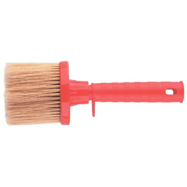 Кисть маховая, КМ 80, натур. щетина, пласт. корпус, пласт. ручка, Россия