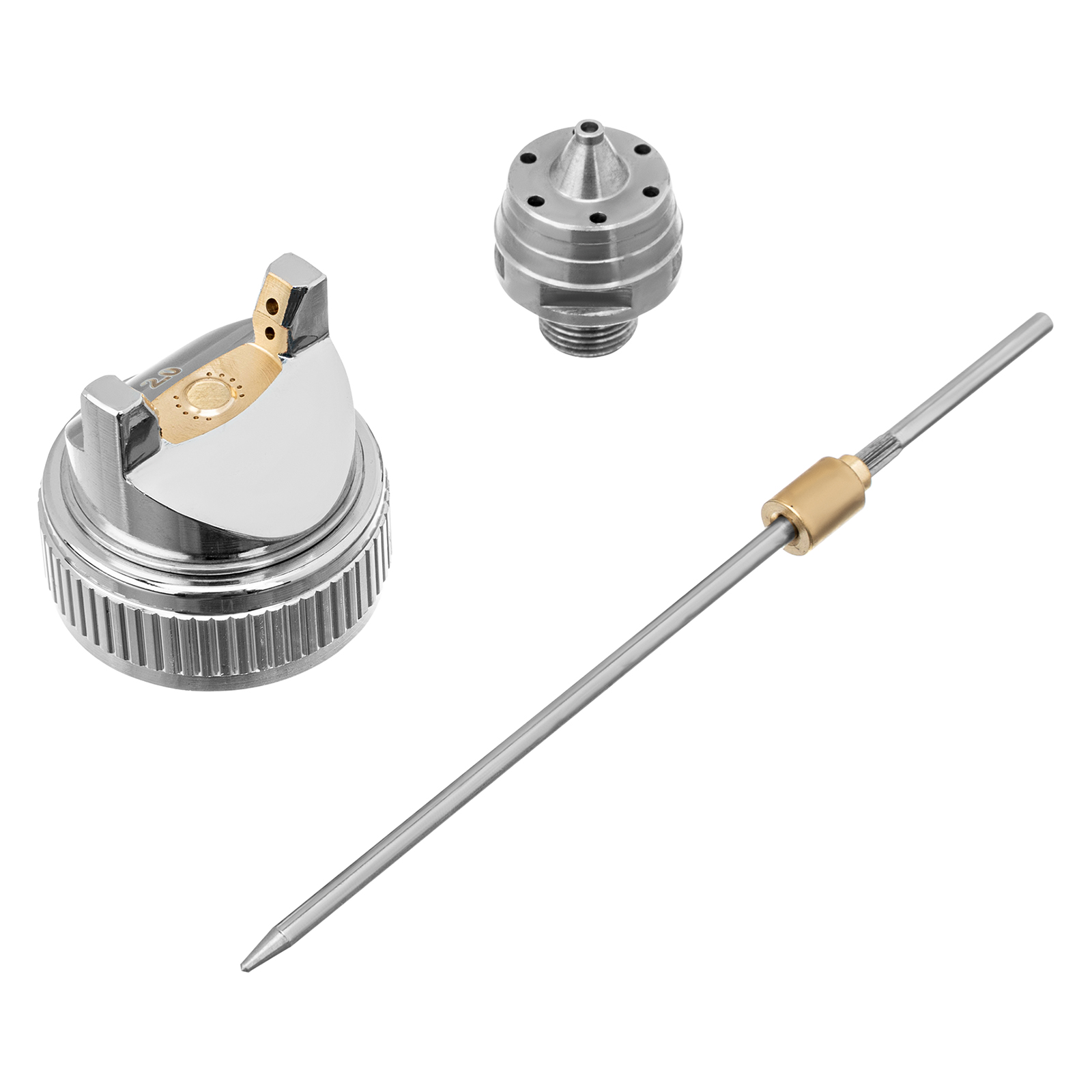 Комплект для краскораспылителя 57319 : сопло 2 мм, игла, форсунка