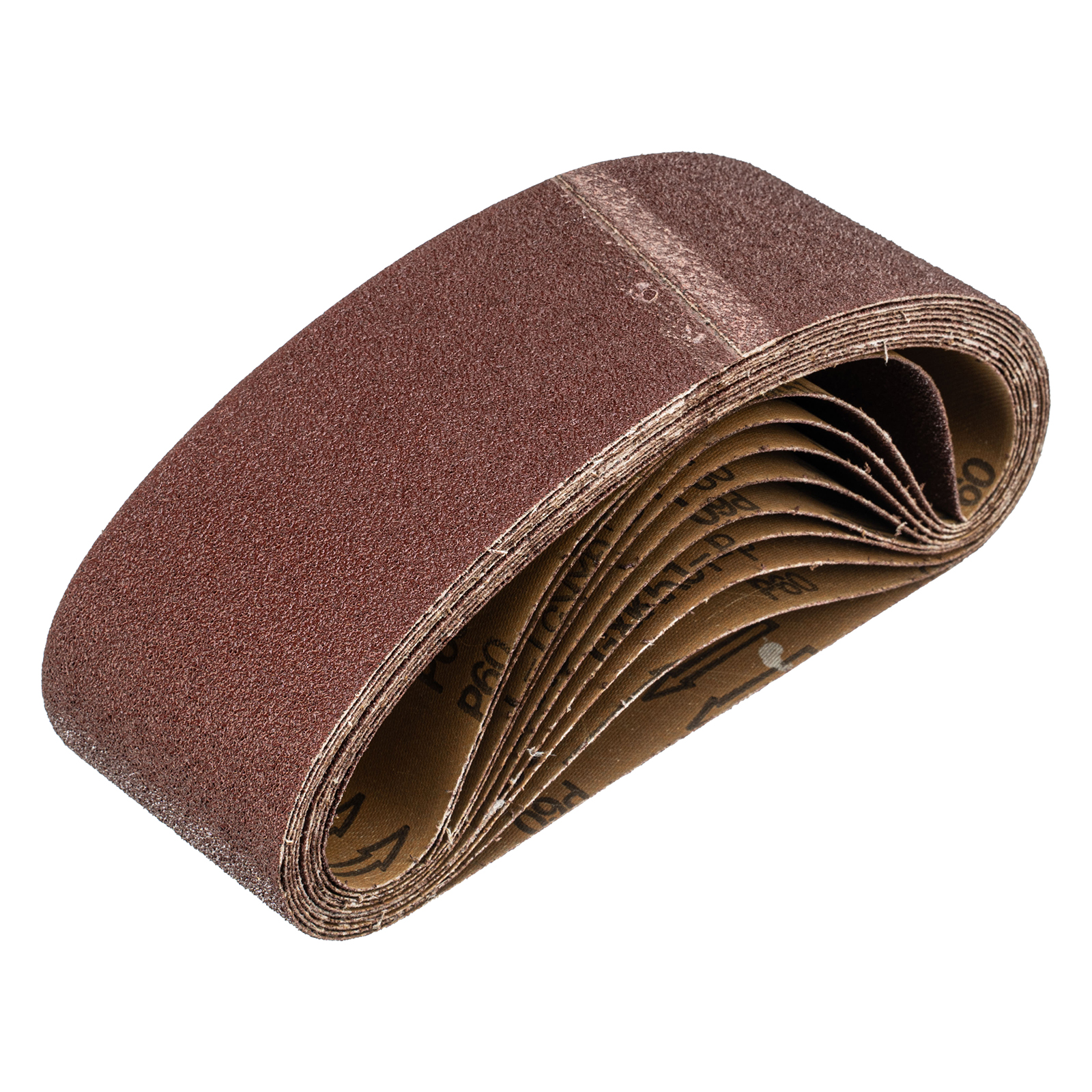 Лента абразивная бесконечная, P 60, 75 х 533 мм, 10 шт.