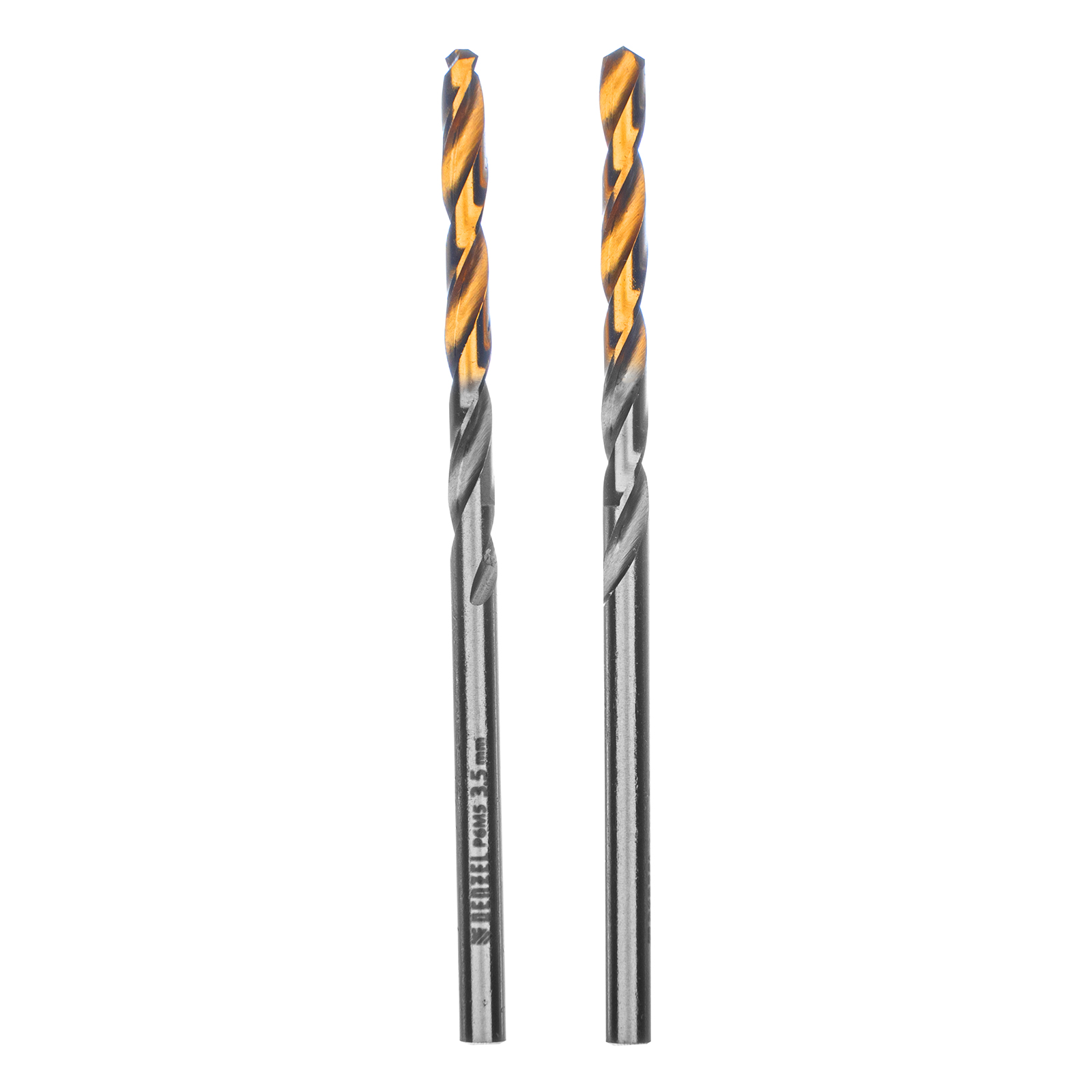 Сверло спиральное по металлу 3,5 x 70мм, Р6М5, Golden Tip , 2шт.