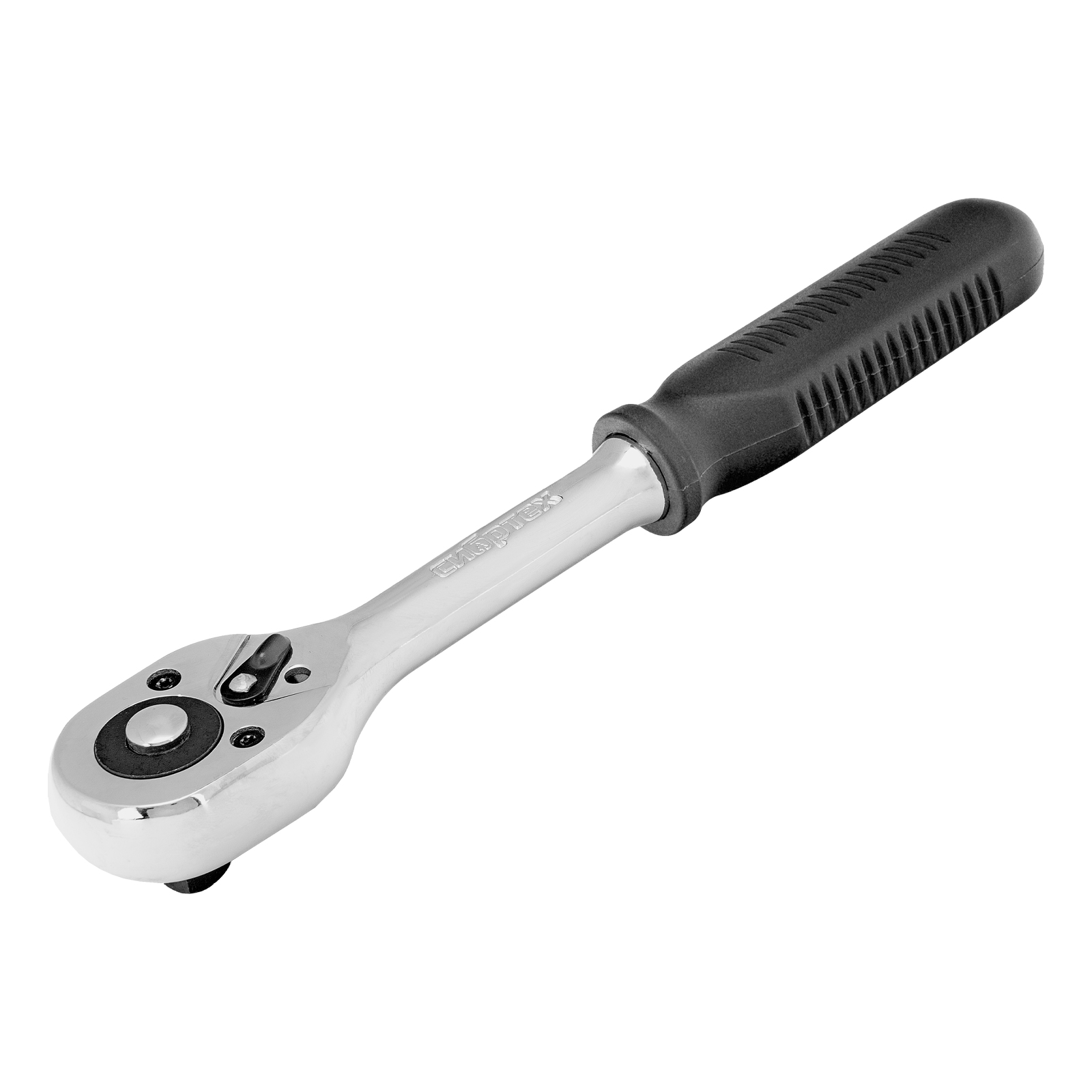 Ключ-трещотка 3/8, 45 зубьев, с быстрым сбросом, CrV, хром