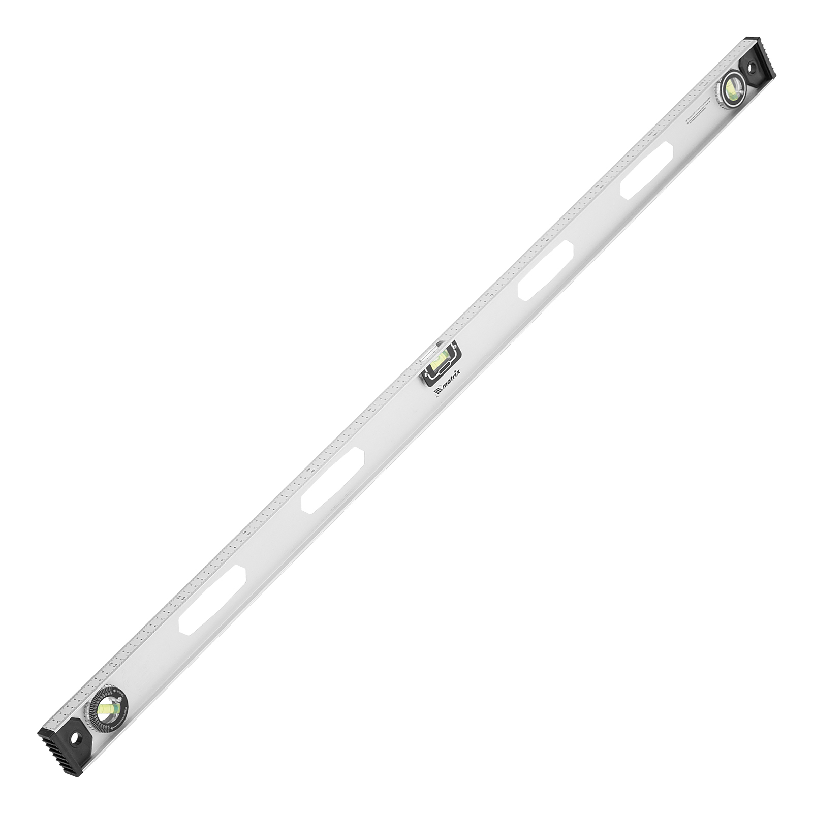 Уровень алюминиевый 'Рельс', 1200 мм, 3 глазка (1 поворотный)