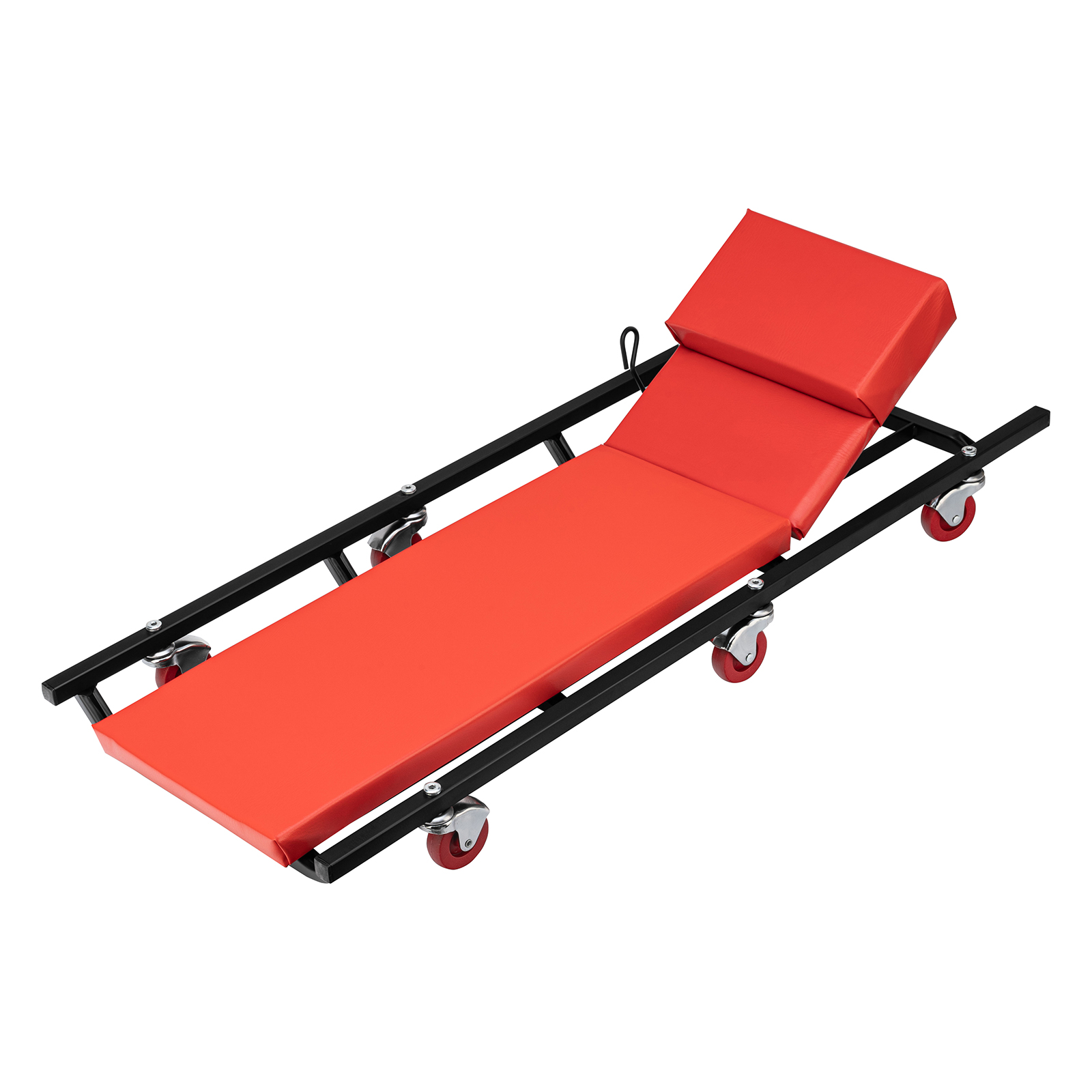 Лежак ремонтный на 6-ти колесах, 1030 х 440 х 120 мм, поднимающийся подголовник