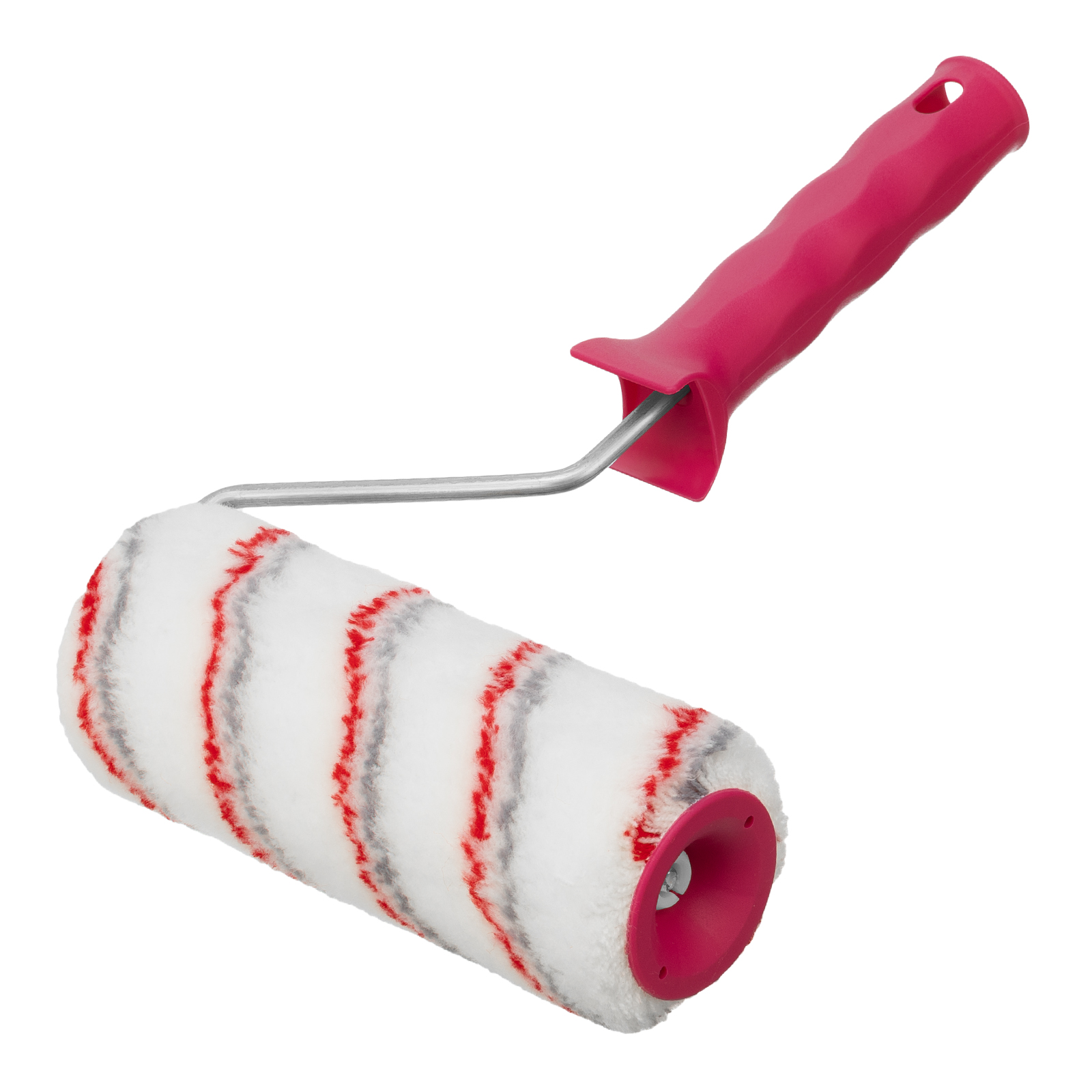 Валик в сборе НЕЙЛОН, 180 мм, ворс 12 мм, D 48 мм, D ручки 6 мм