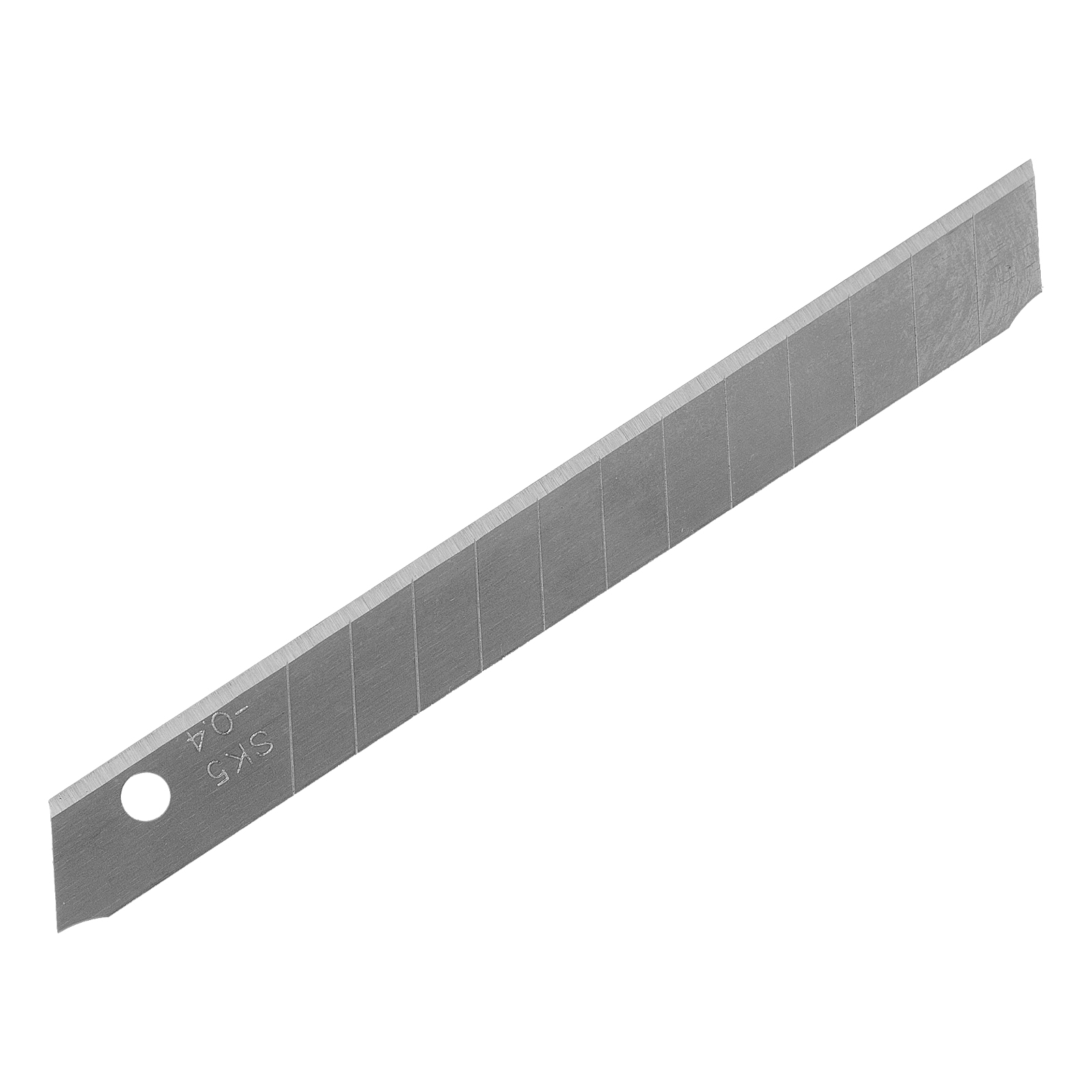 Лезвия, 9 мм, сталь SK5 - 0,4 мм, 10 штук