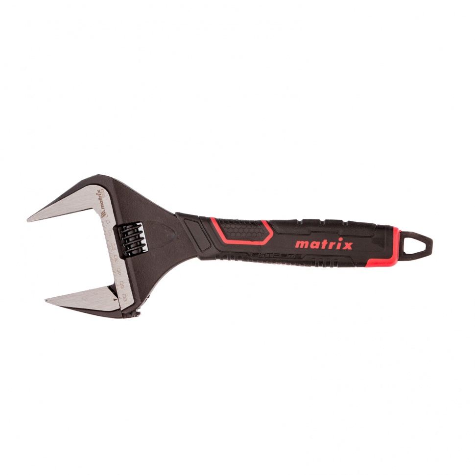 Ключ разводной, тонкие губки, фосфатированный, 2-х комп рукоятка, 300 мм, CrV, PRO