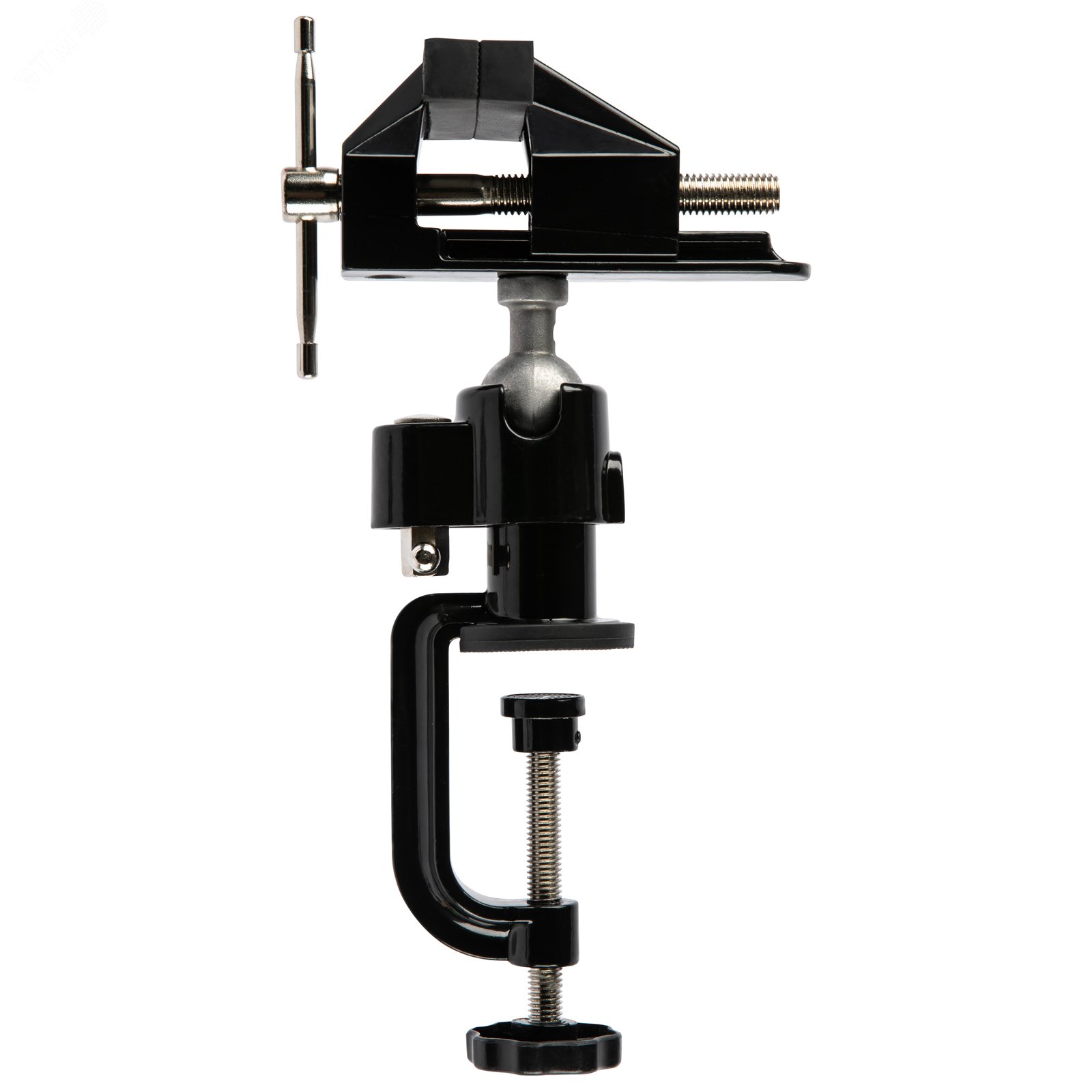 Изображение товара Многофункциональные настольные тиски Matrix 18508 с сменной насадкой и шарнирным механизмом