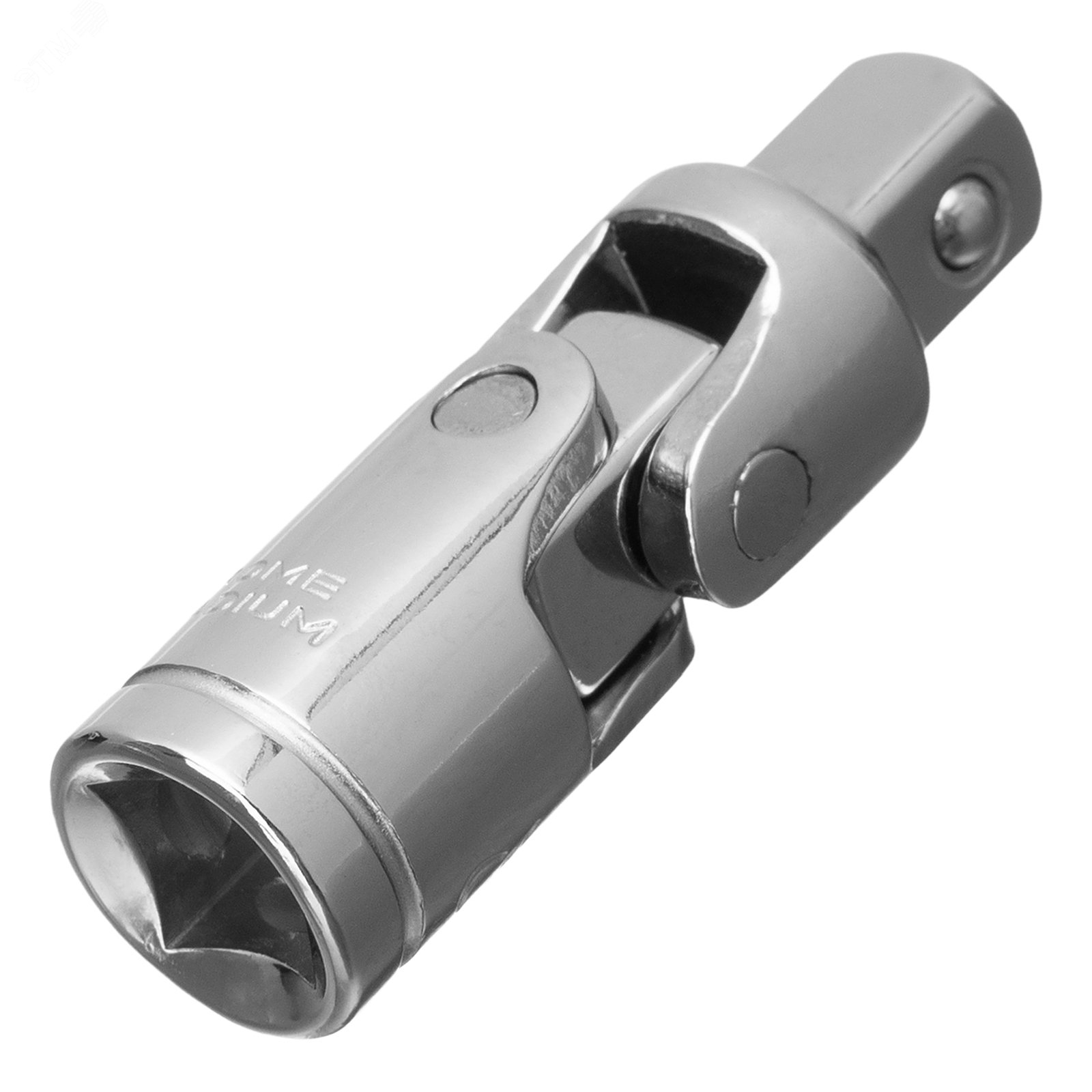 Изображение товара Карданный шарнир CrV с квадратом 1/4 дюйма, полированный хром