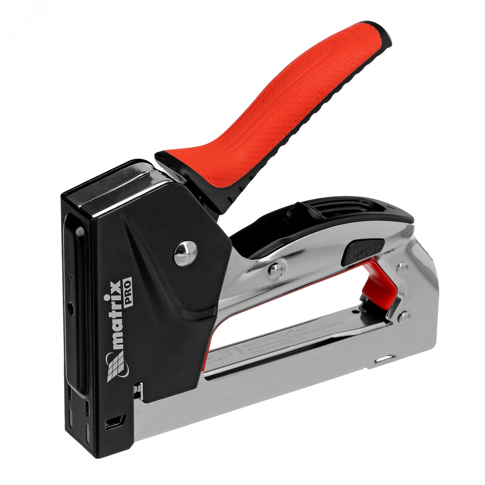 Изображение товара Стальной мебельный степлер Matrix PRO 40917 быстрая загрузка 4-14 мм